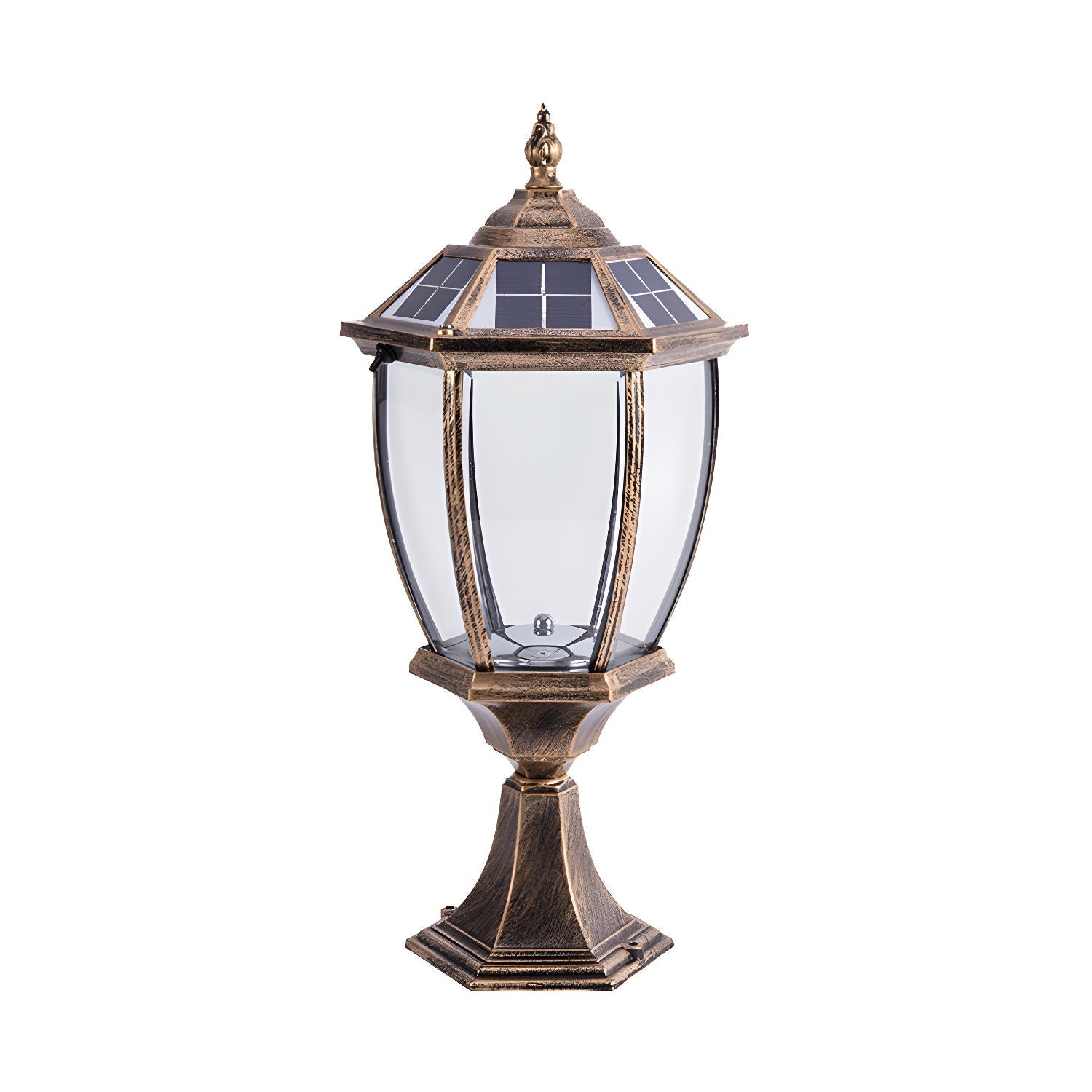 Cezoria Unique Solar Glass Lantern Outdoor Lamp-Neutral Decor