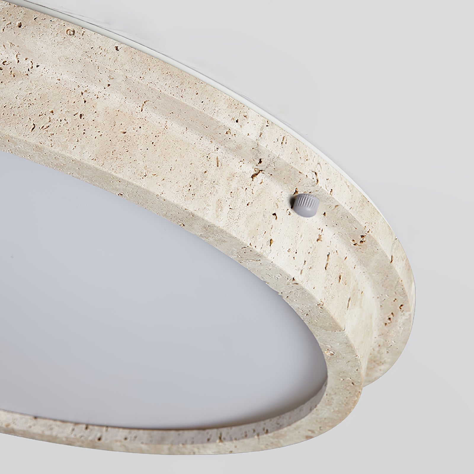Zarix Travertine Ceiling Light-Neutral Decor