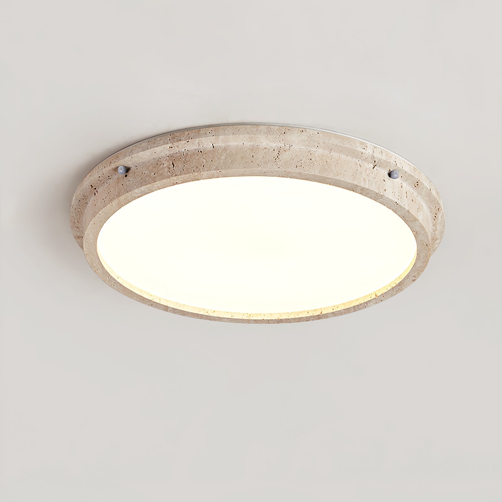 Zarix Travertine Ceiling Light-Neutral Decor