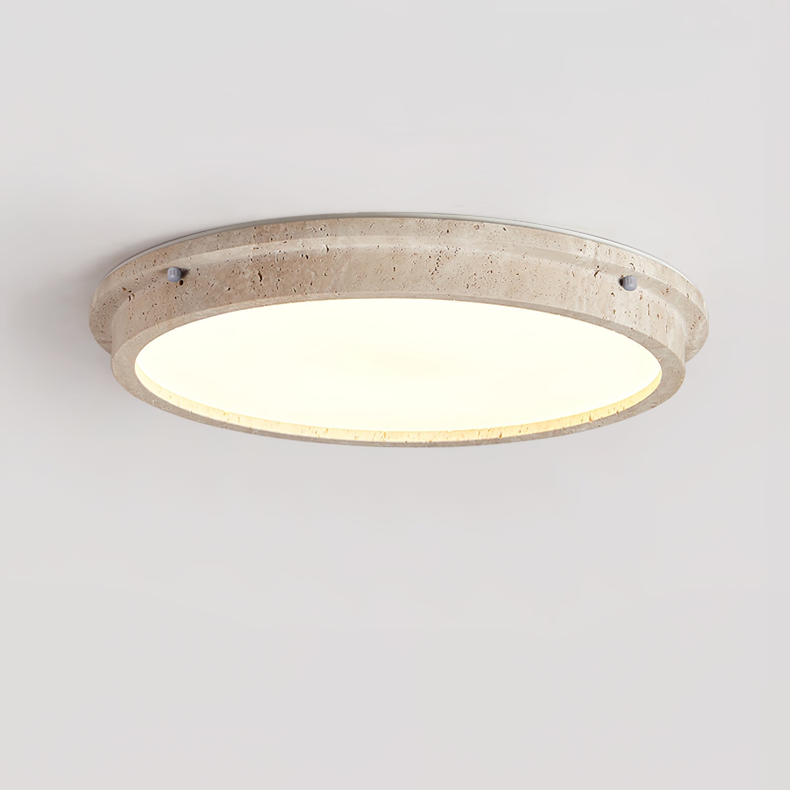 Zarix Travertine Ceiling Light-Neutral Decor
