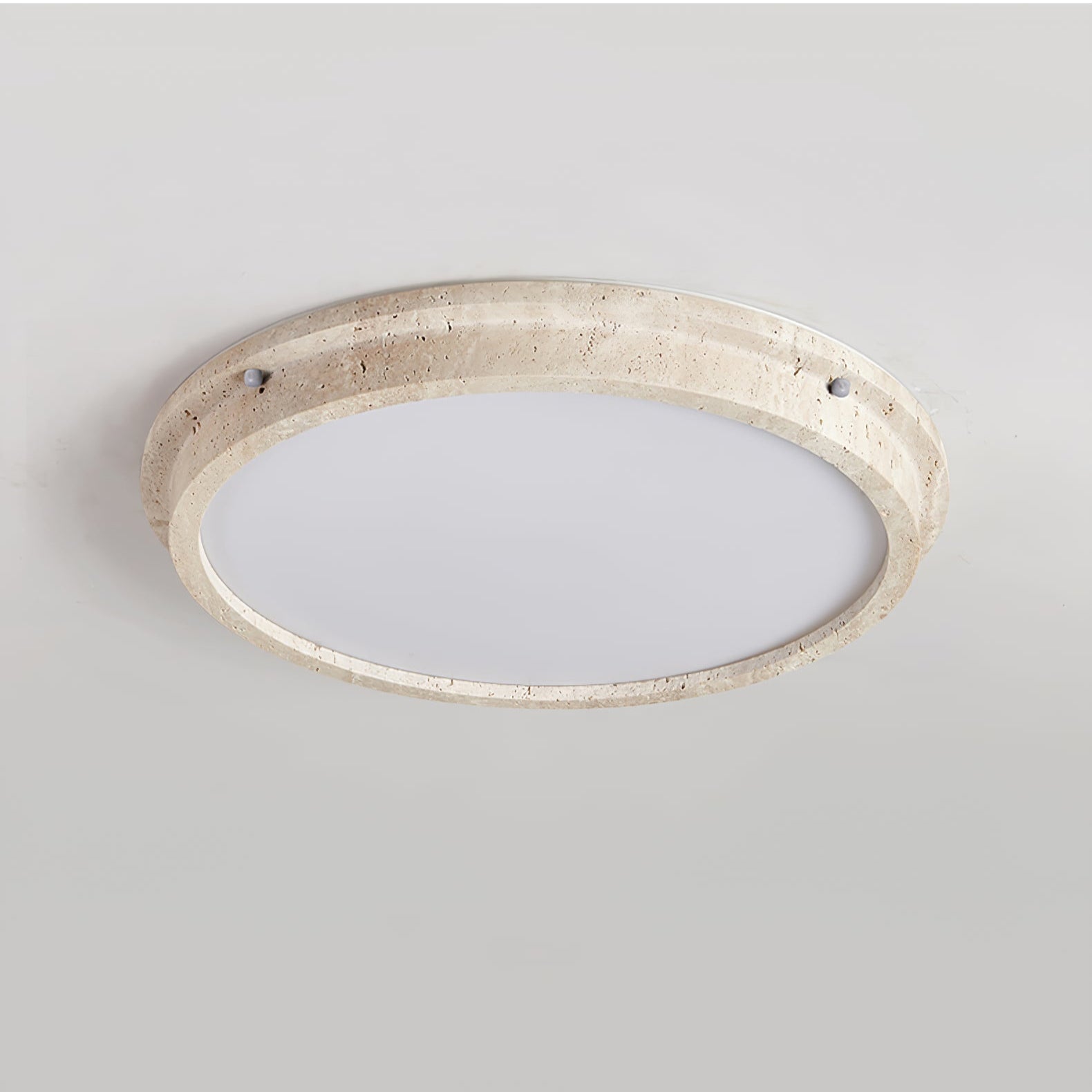 Zarix Travertine Ceiling Light-Neutral Decor