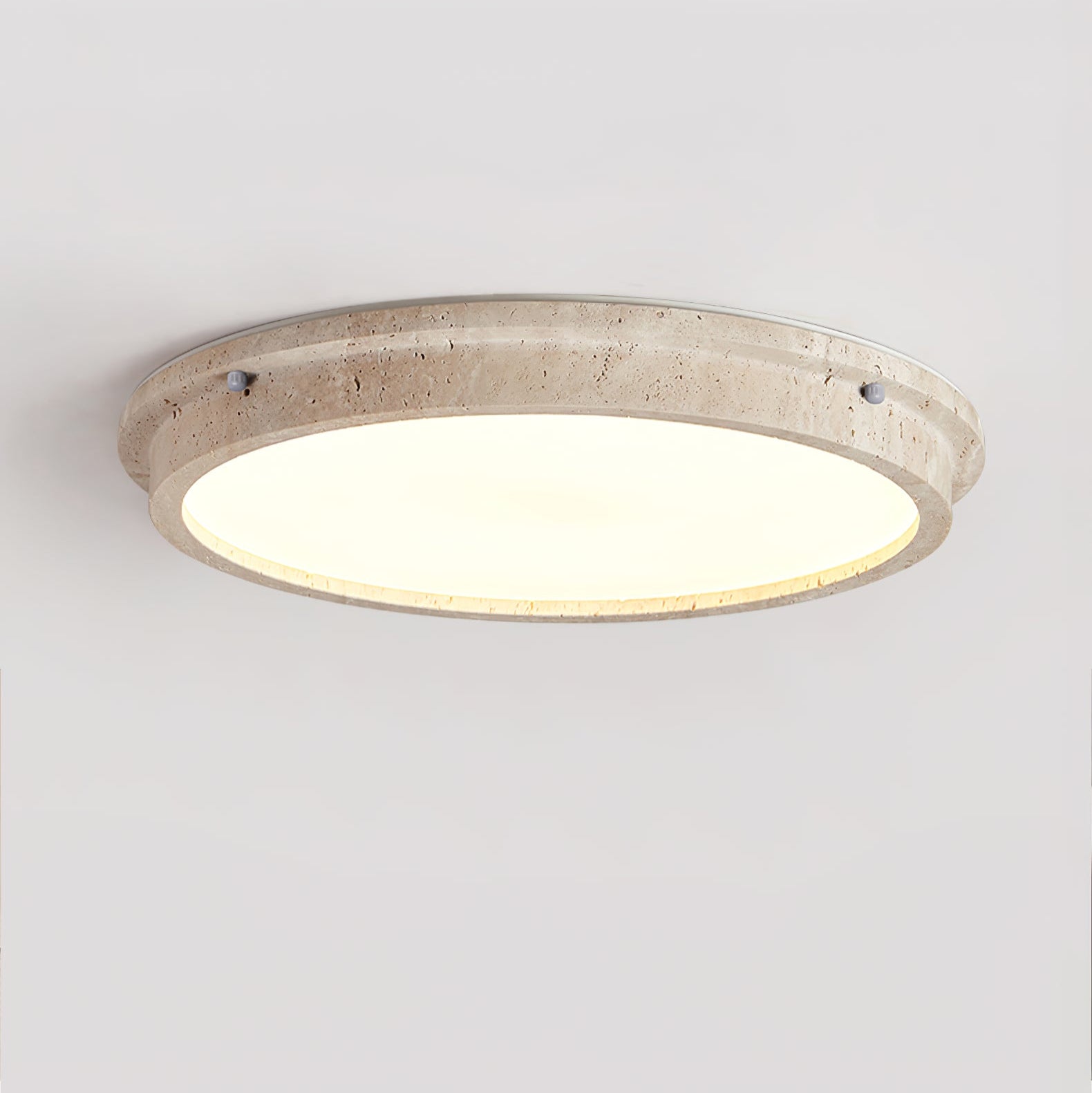 Altheion Travertine Ceiling Light-Neutral Decor