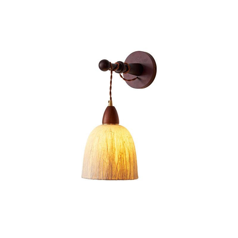 Vitheos Elegance Natural Walnut Wood Wall Lamp-Neutral Decor