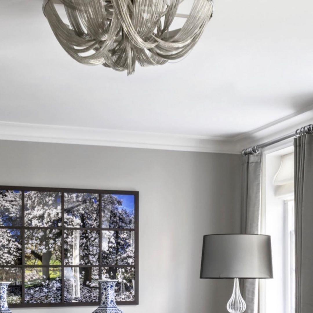 Talj Ceiling Light Tassel Aluminum Chain Nickel Frame-Neutral Decor