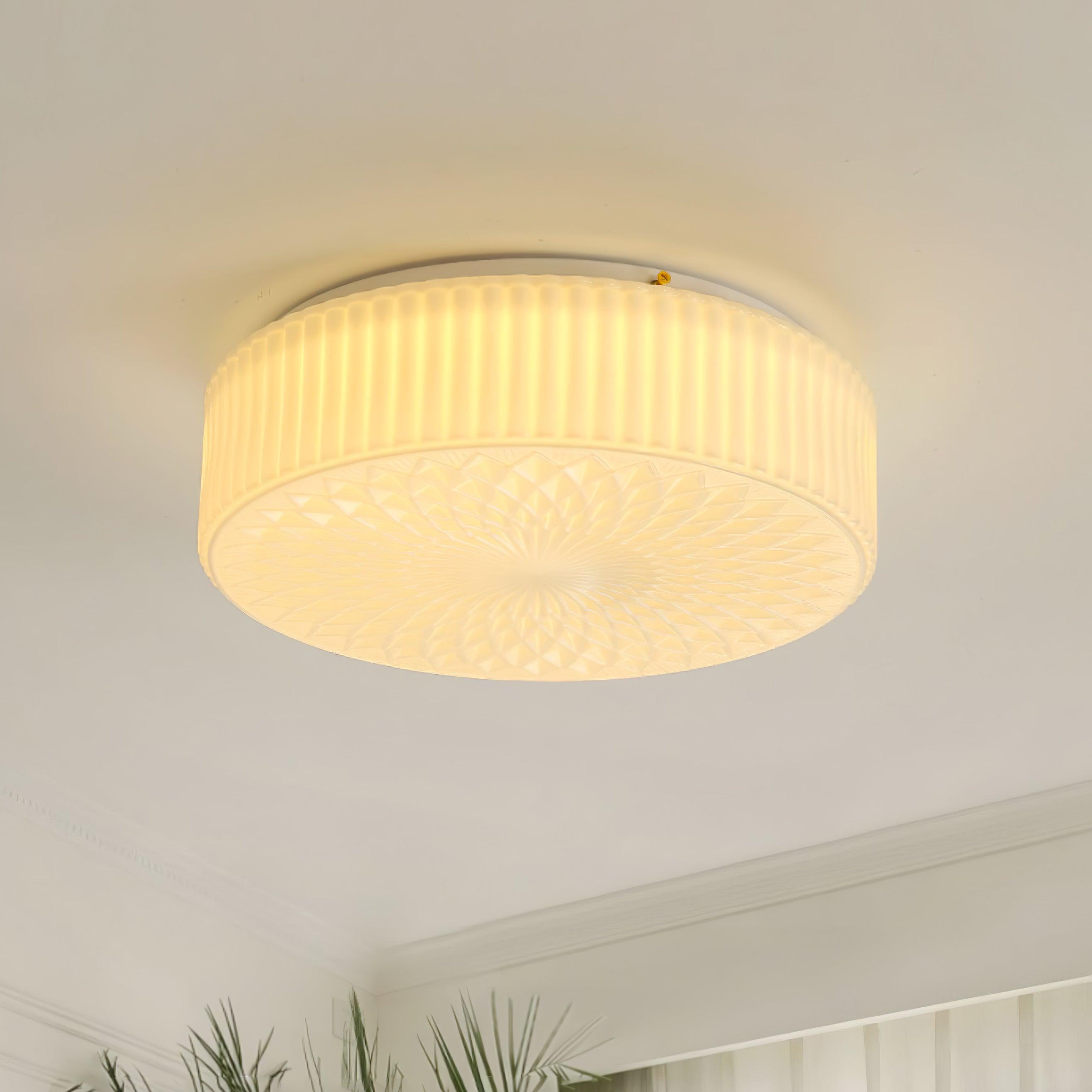 Ale Nordic Art Glass Ceiling Lamp-Neutral Decor