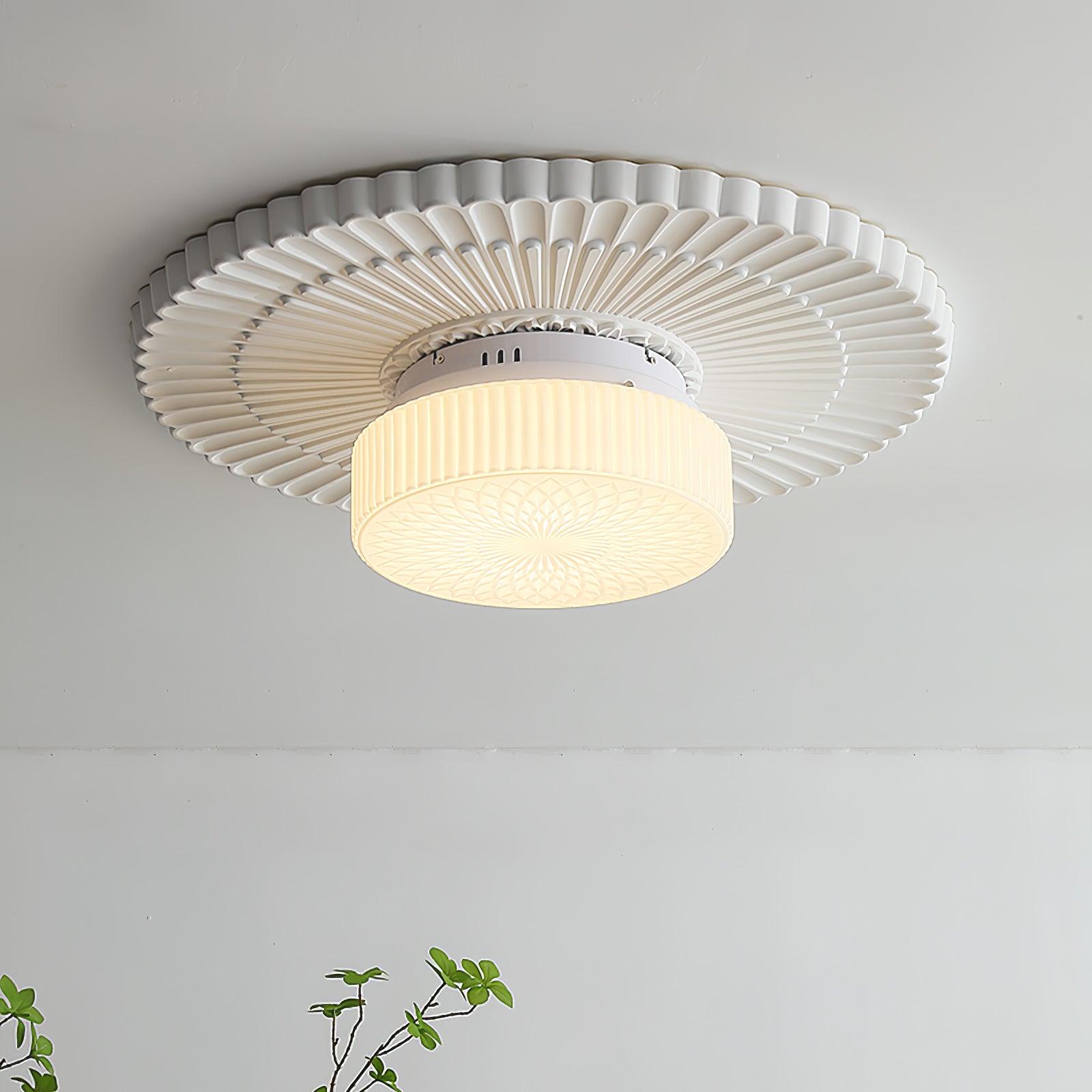 Ale Nordic Art Glass Ceiling Lamp-Neutral Decor