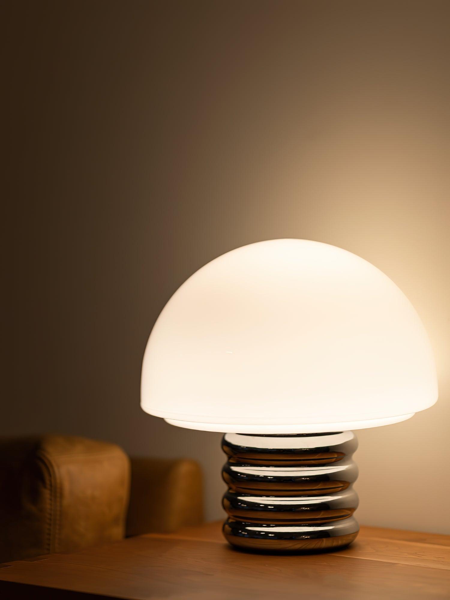 Ortvin Mminimalist Glass Table Lamp-Neutral Decor