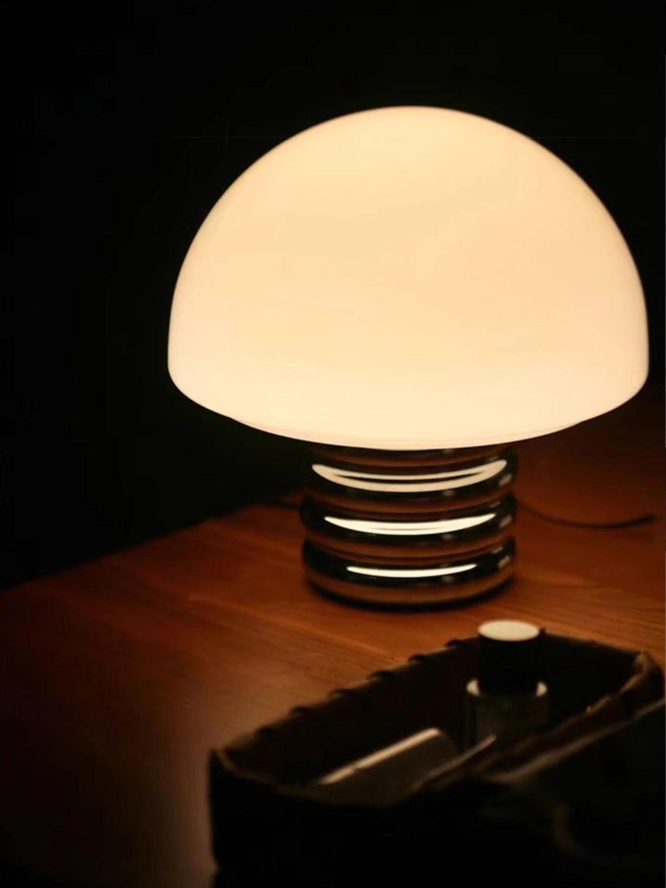 Ortvin Mminimalist Glass Table Lamp-Neutral Decor