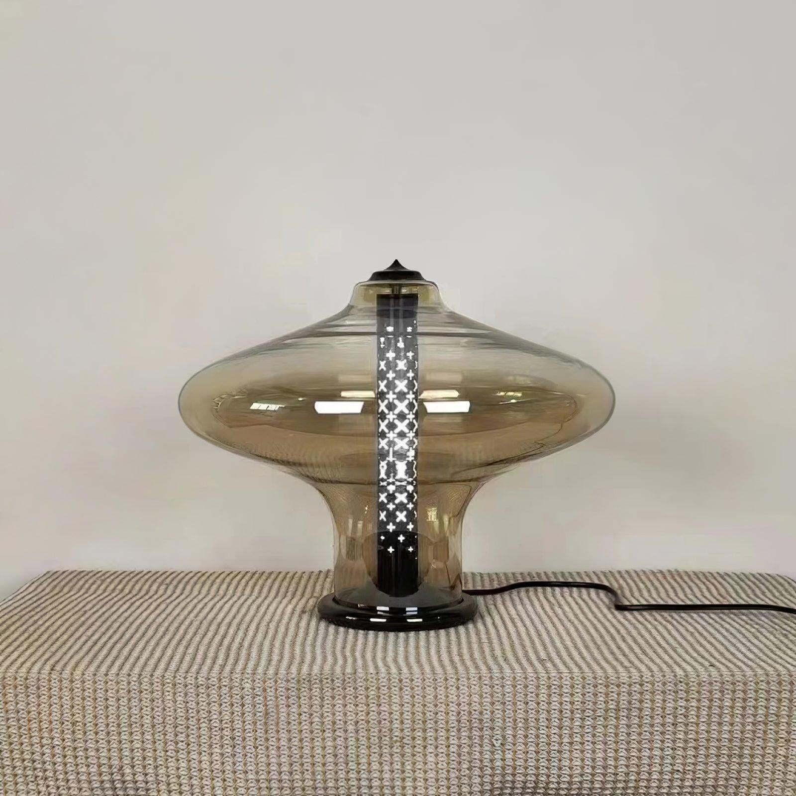 Anthony Modern Glass Table Lamp-Neutral Decor