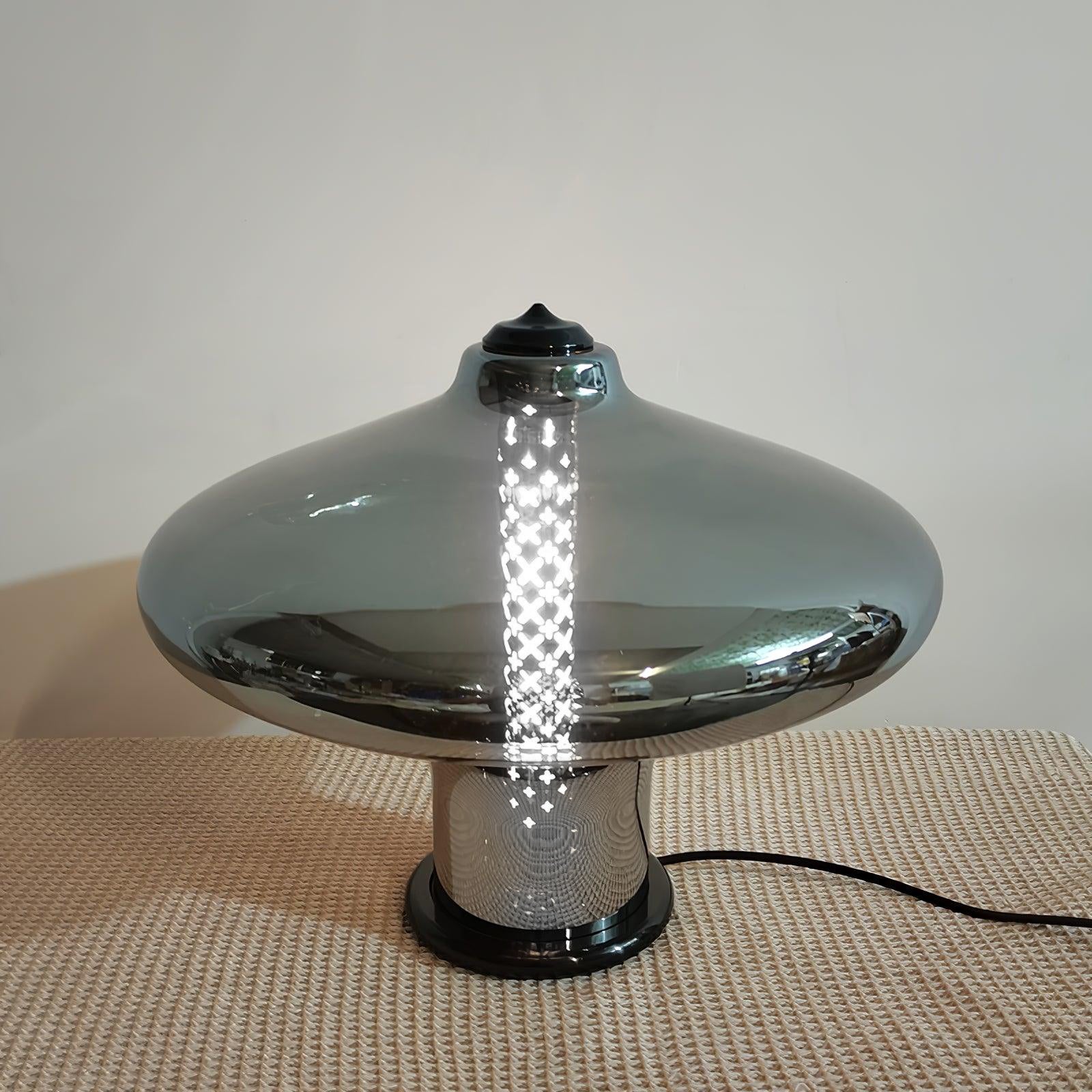Anthony Modern Glass Table Lamp-Neutral Decor