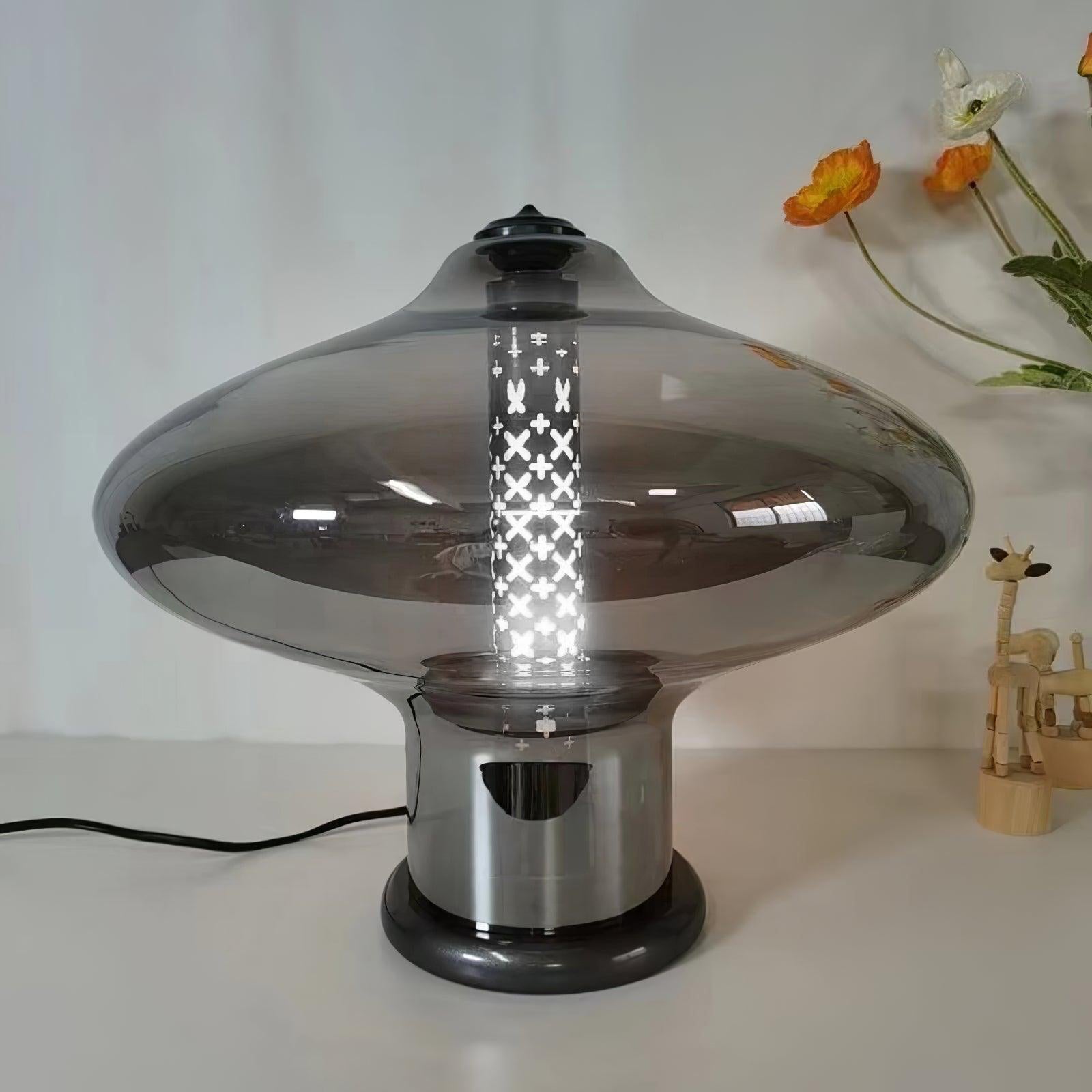 Anthony Modern Glass Table Lamp-Neutral Decor