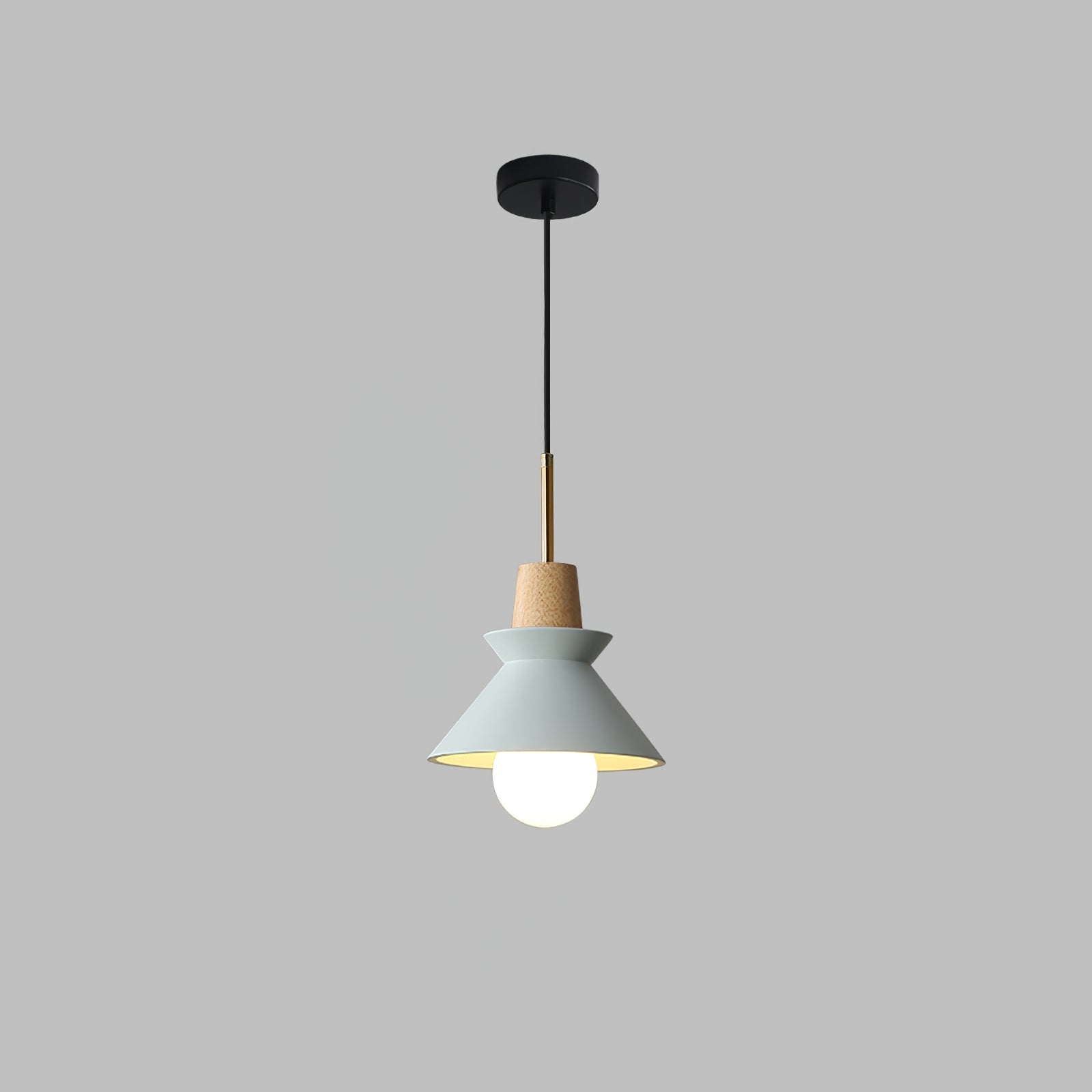 Revelo Pendant Lamp Wood Space Nordic Minimalist-Neutral Decor