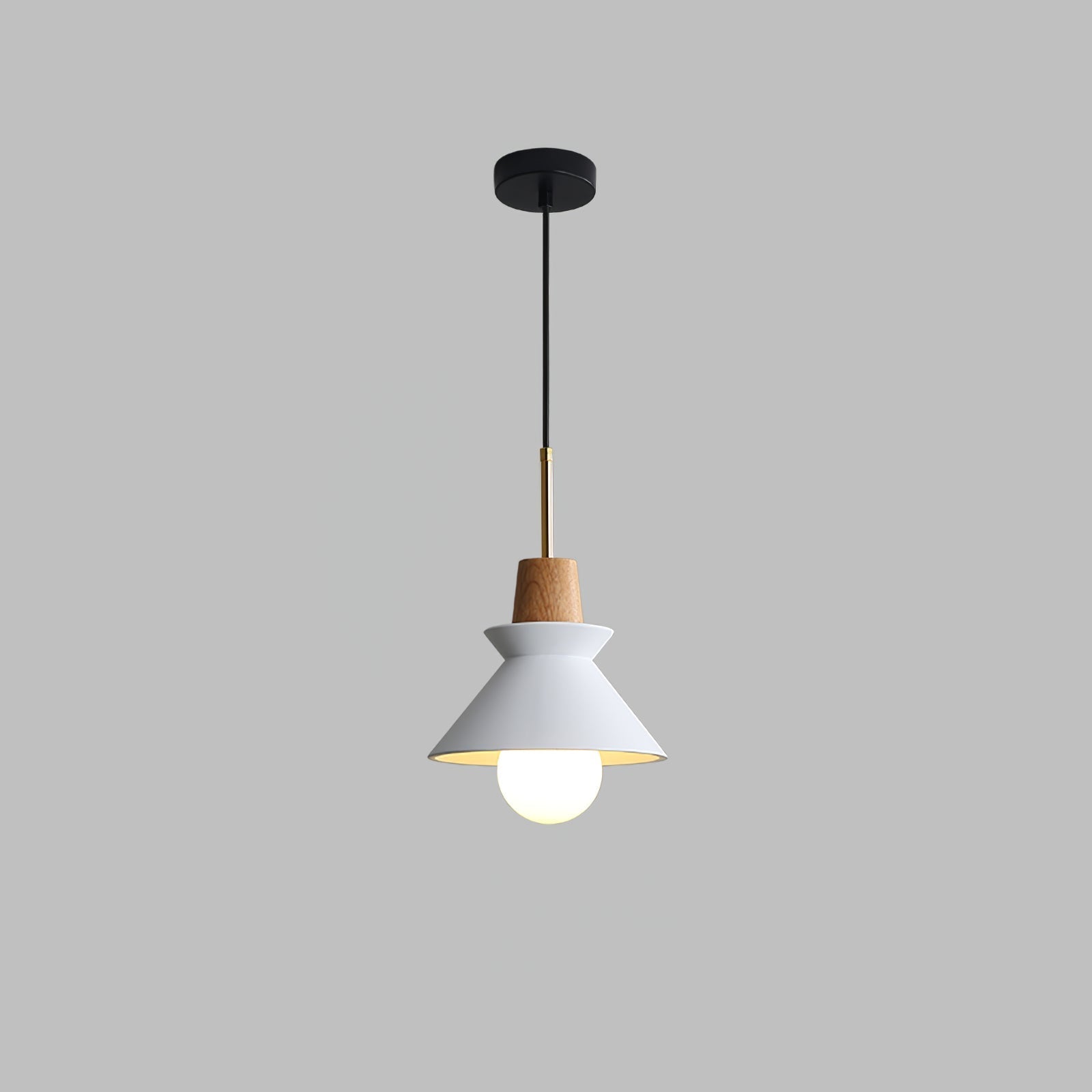 Revelo Pendant Lamp Wood Space Nordic Minimalist-Neutral Decor