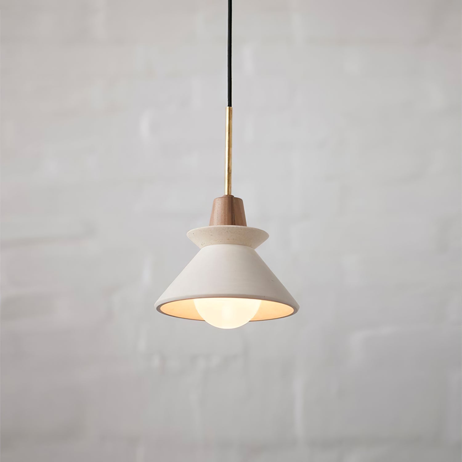 Revelo Pendant Lamp Wood Space Nordic Minimalist-Neutral Decor