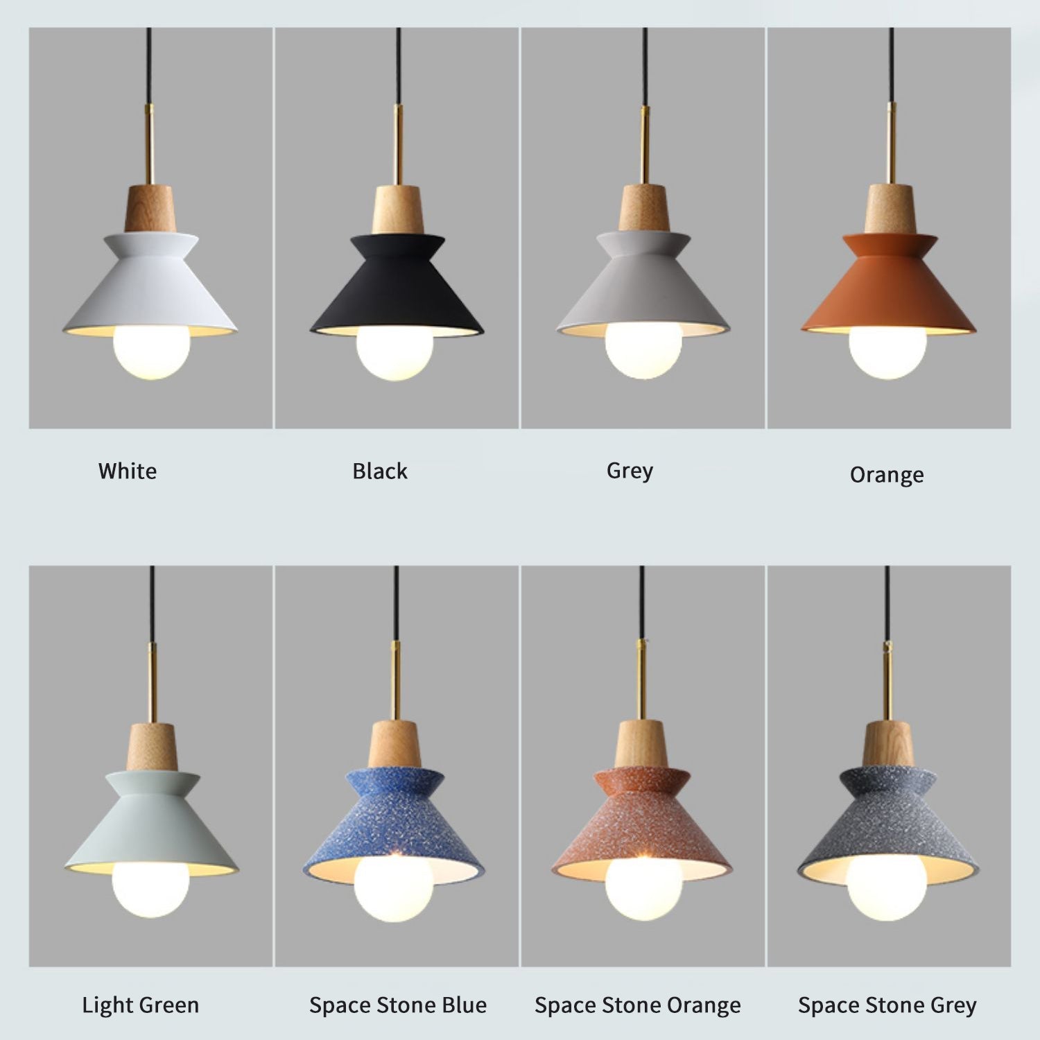 Revelo Pendant Lamp Wood Space Nordic Minimalist-Neutral Decor