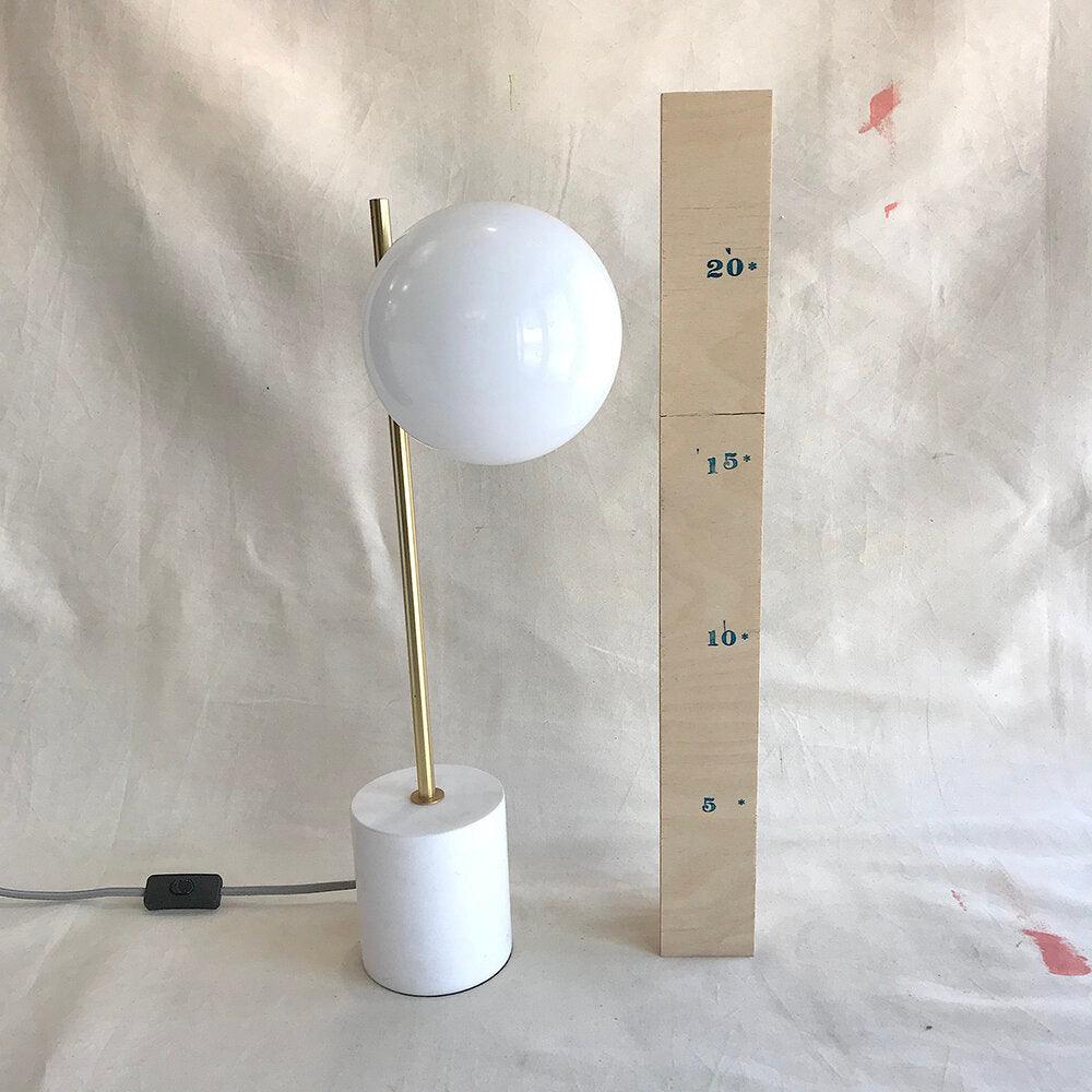 Tocor Marble Minimalist Table Lamp-Neutral Decor
