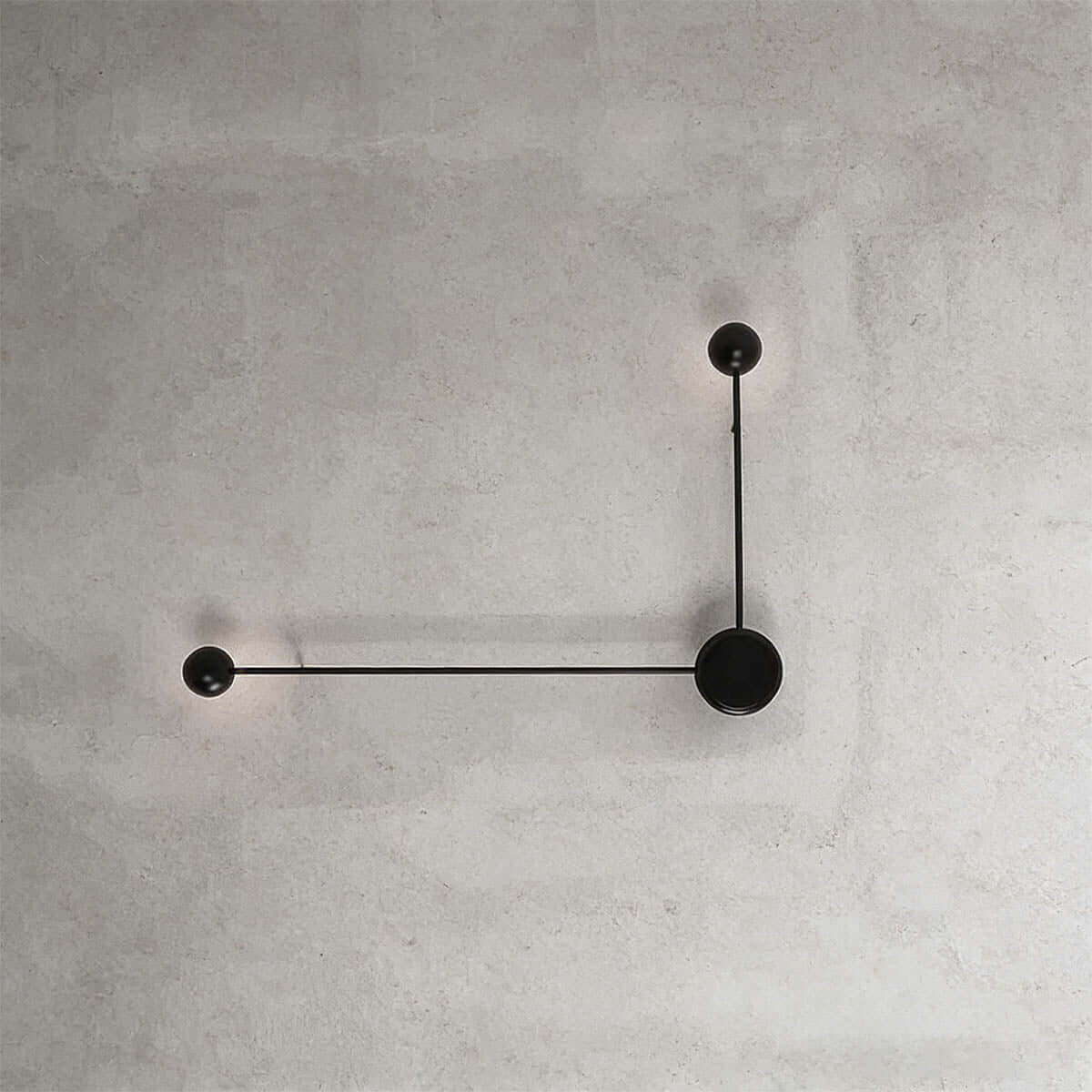 Sphere-on-Stem LED Wall Sconce-Neutral Decor