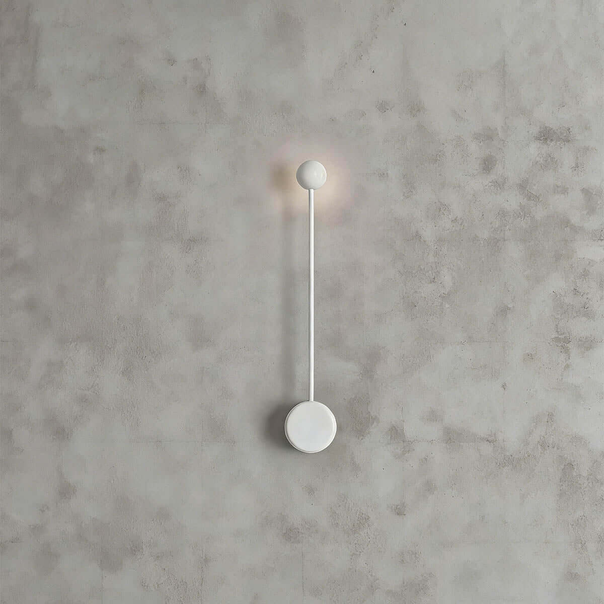 Sphere-on-Stem LED Wall Sconce-Neutral Decor
