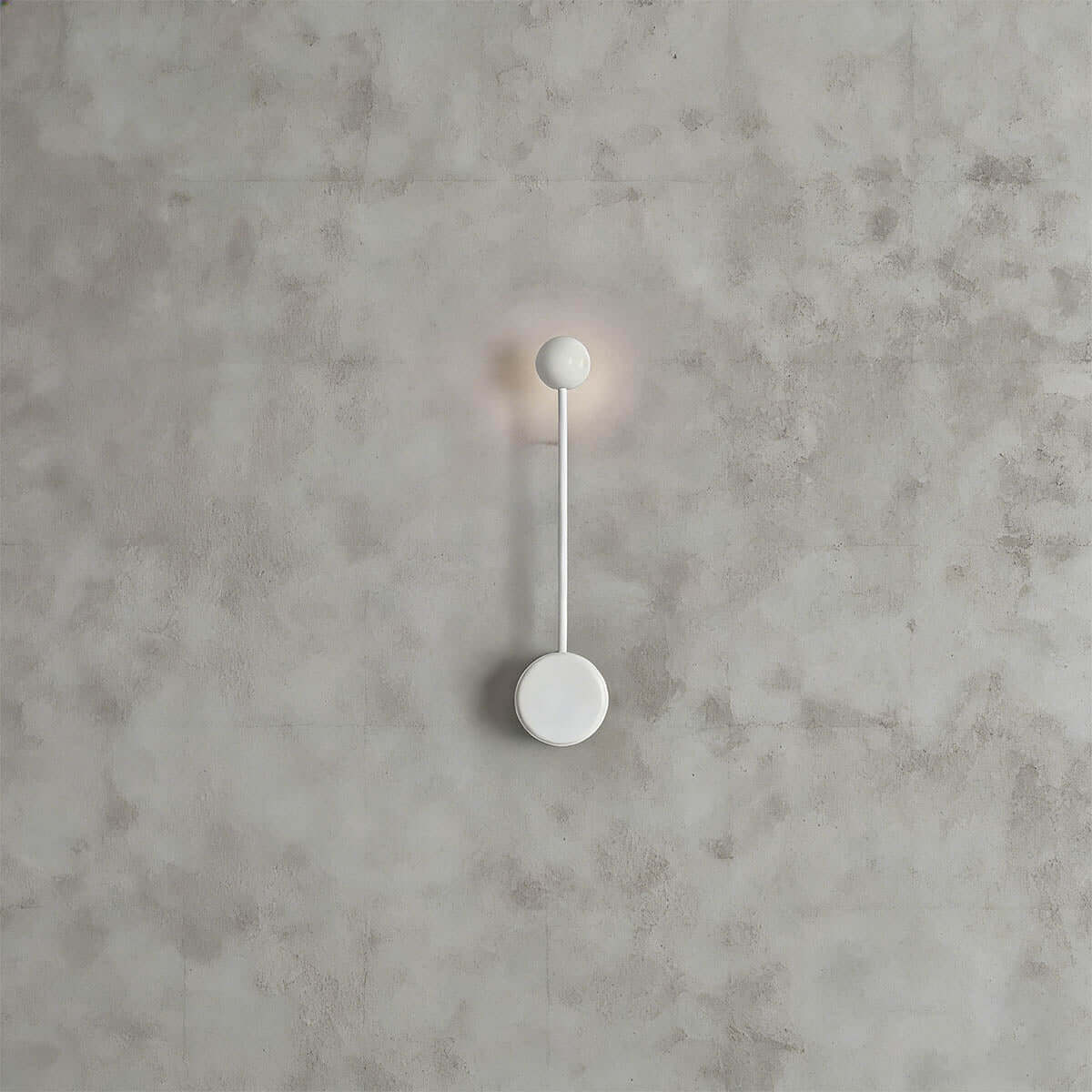 Sphere-on-Stem LED Wall Sconce-Neutral Decor