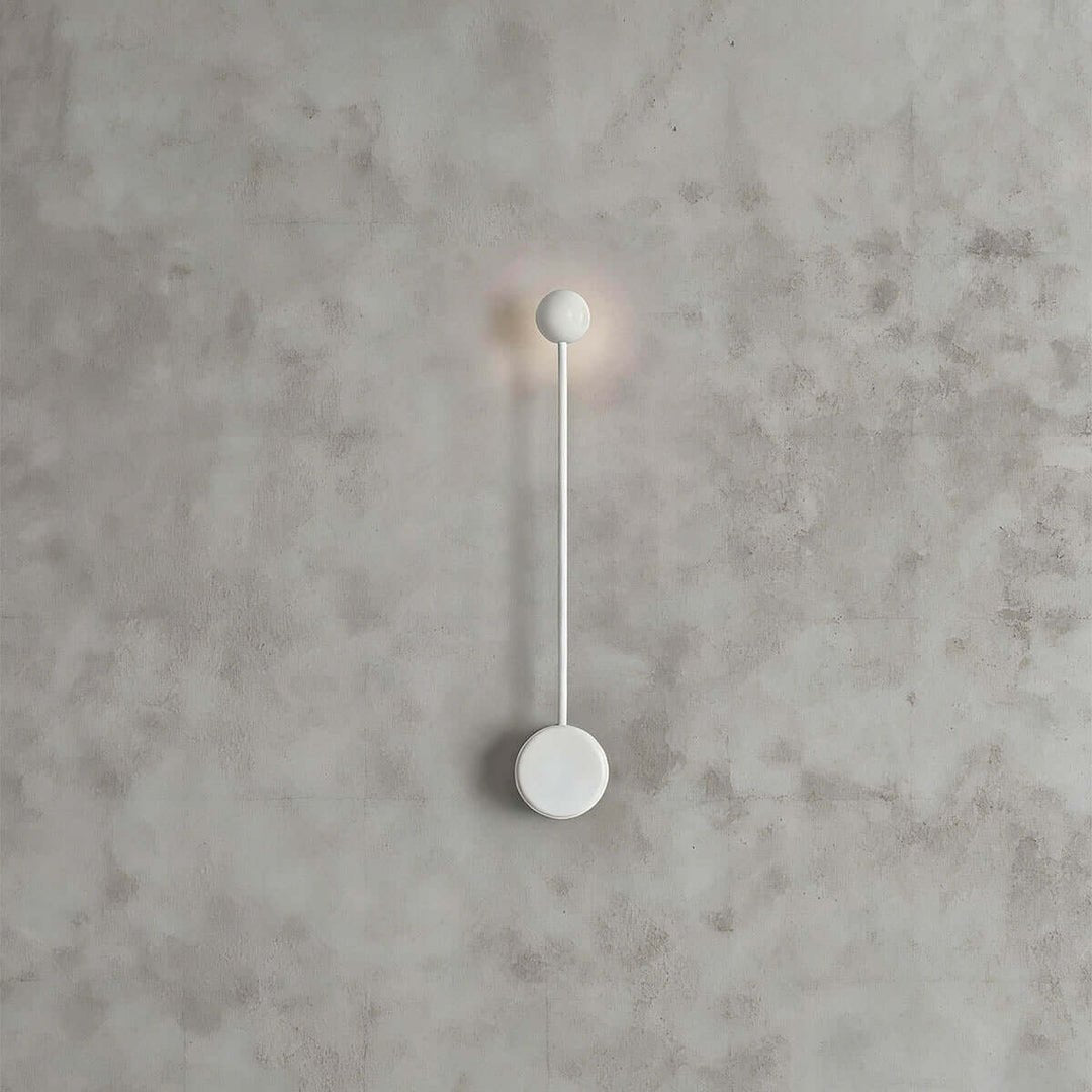 Sphere-on-Stem LED Wall Sconce-Neutral Decor