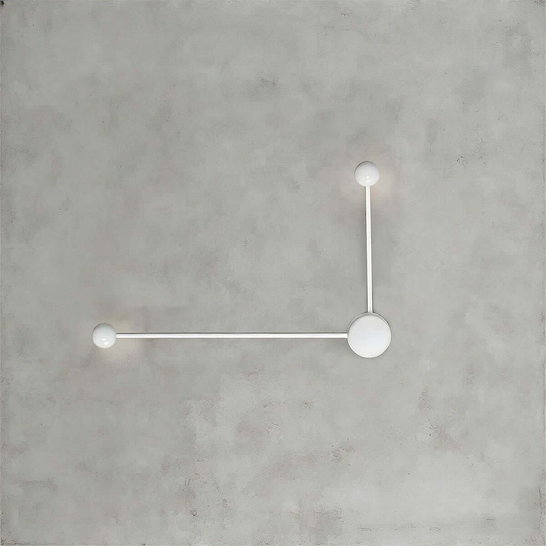Sphere-on-Stem LED Wall Sconce-Neutral Decor