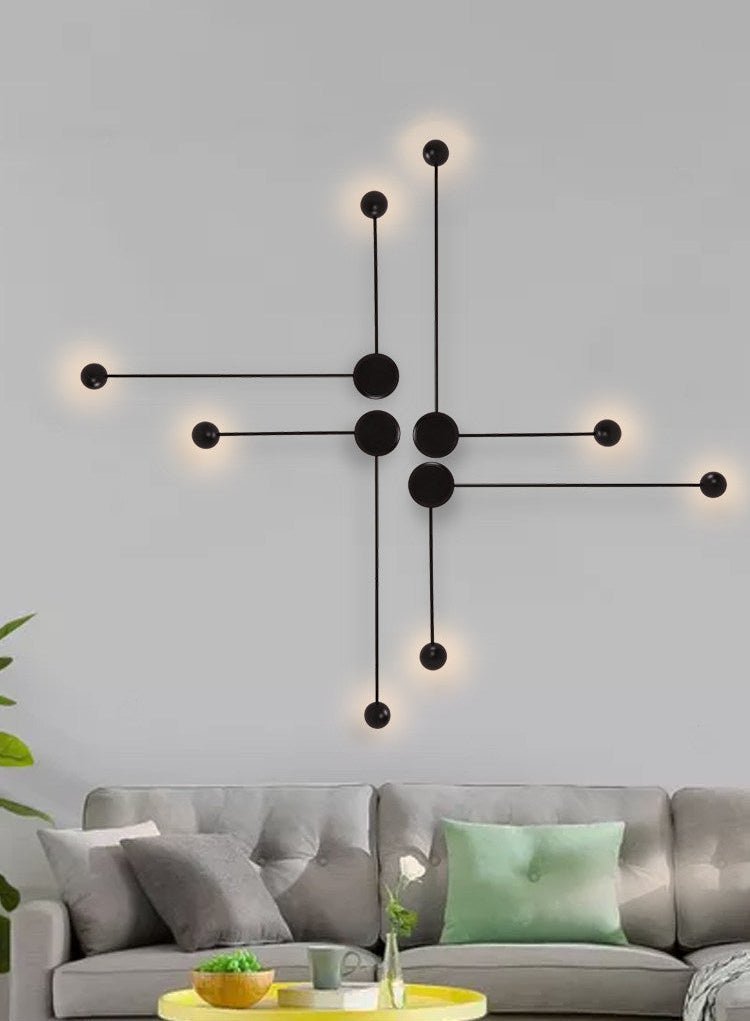 Sphere Stem Led Wall Sconce-Neutral Decor