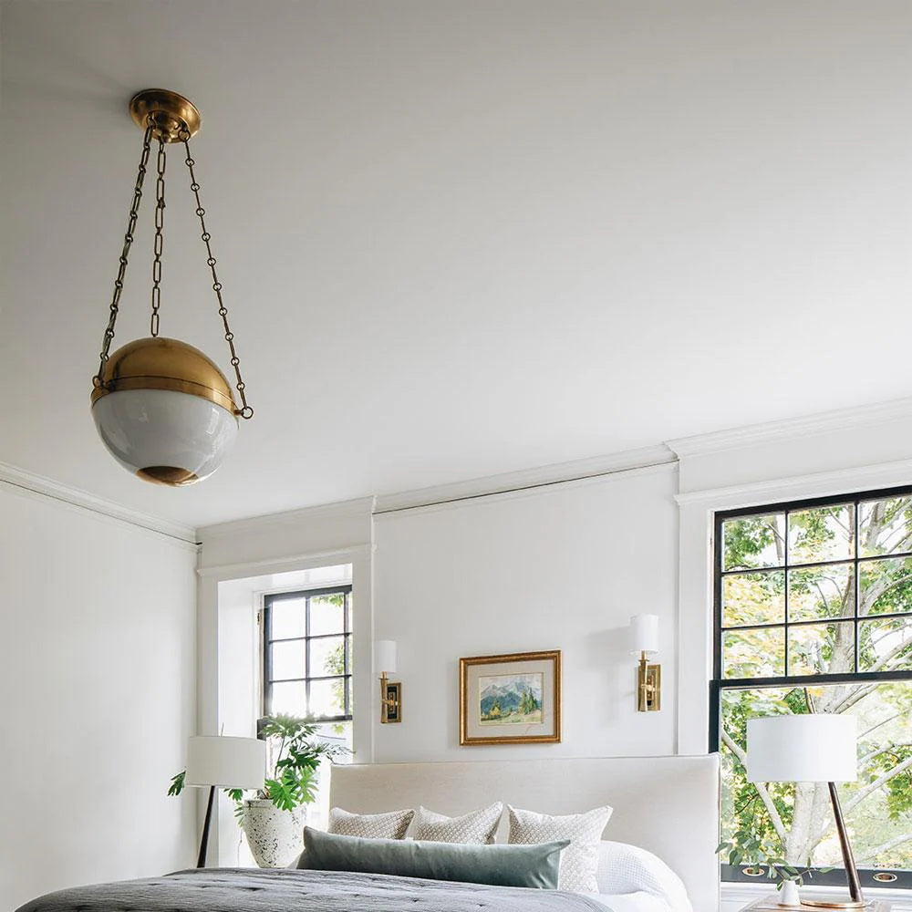 Side view of the black Sphere No.2 Pendant Lamp.