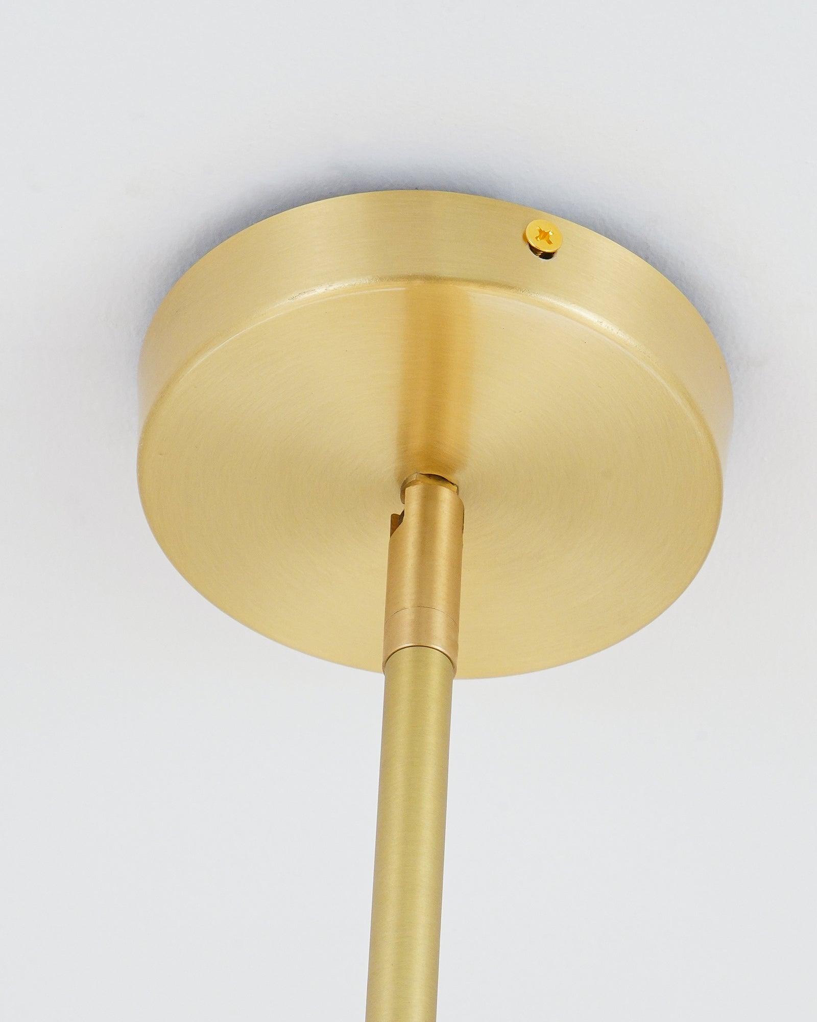 Lustra Chandelier Sphere & Stem Modern Gold LED-Neutral Decor