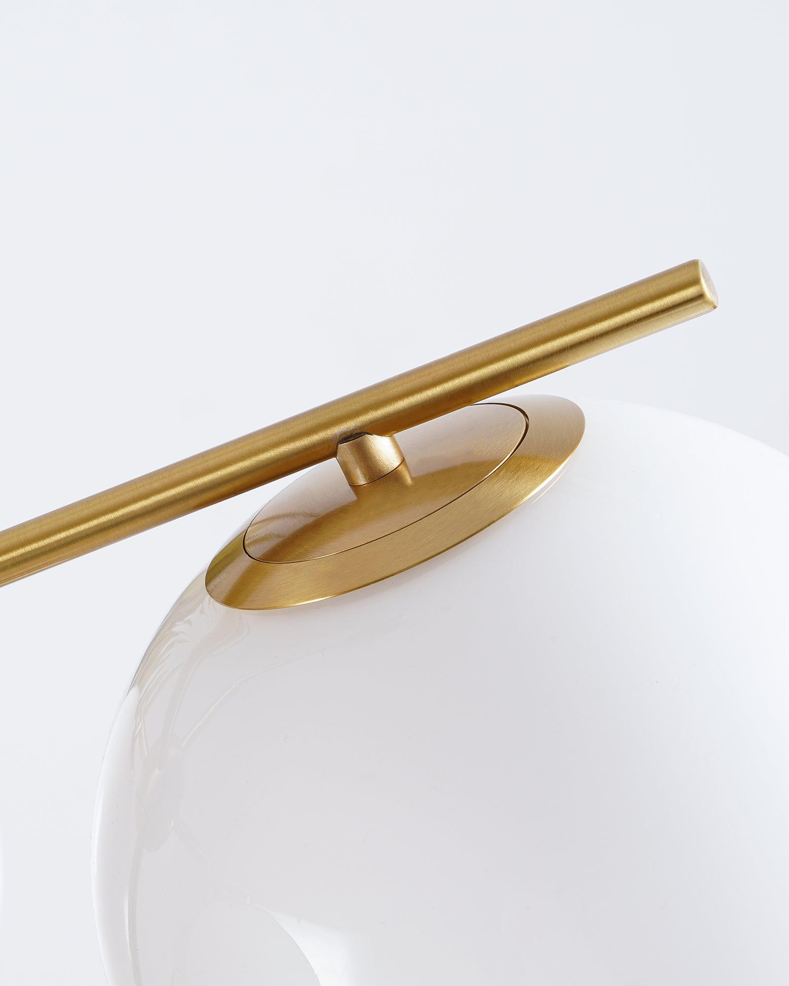 Lustra Chandelier Sphere & Stem Modern Gold LED-Neutral Decor