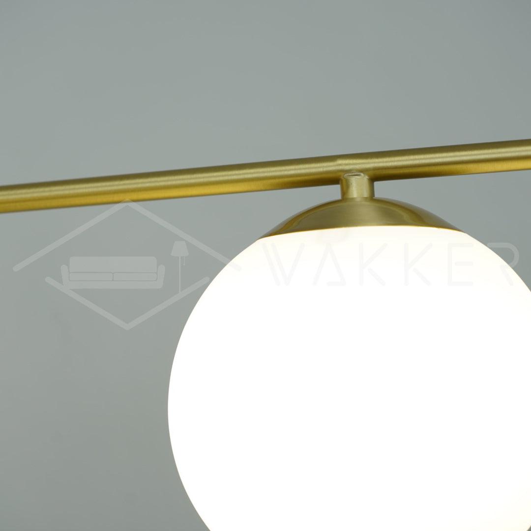 Lustra Chandelier Sphere & Stem Modern Gold LED-Neutral Decor
