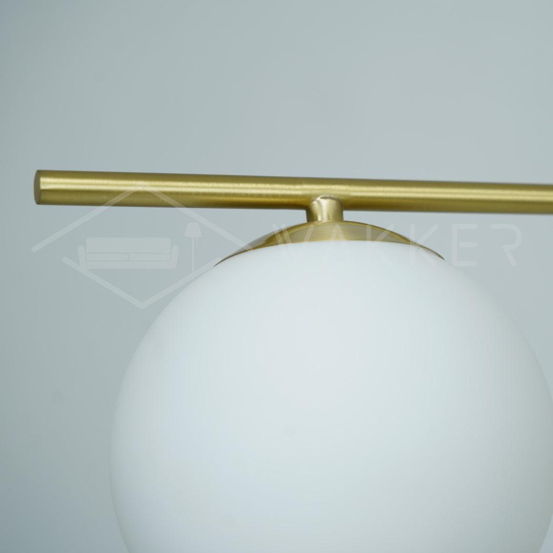 Lustra Chandelier Sphere & Stem Modern Gold LED-Neutral Decor