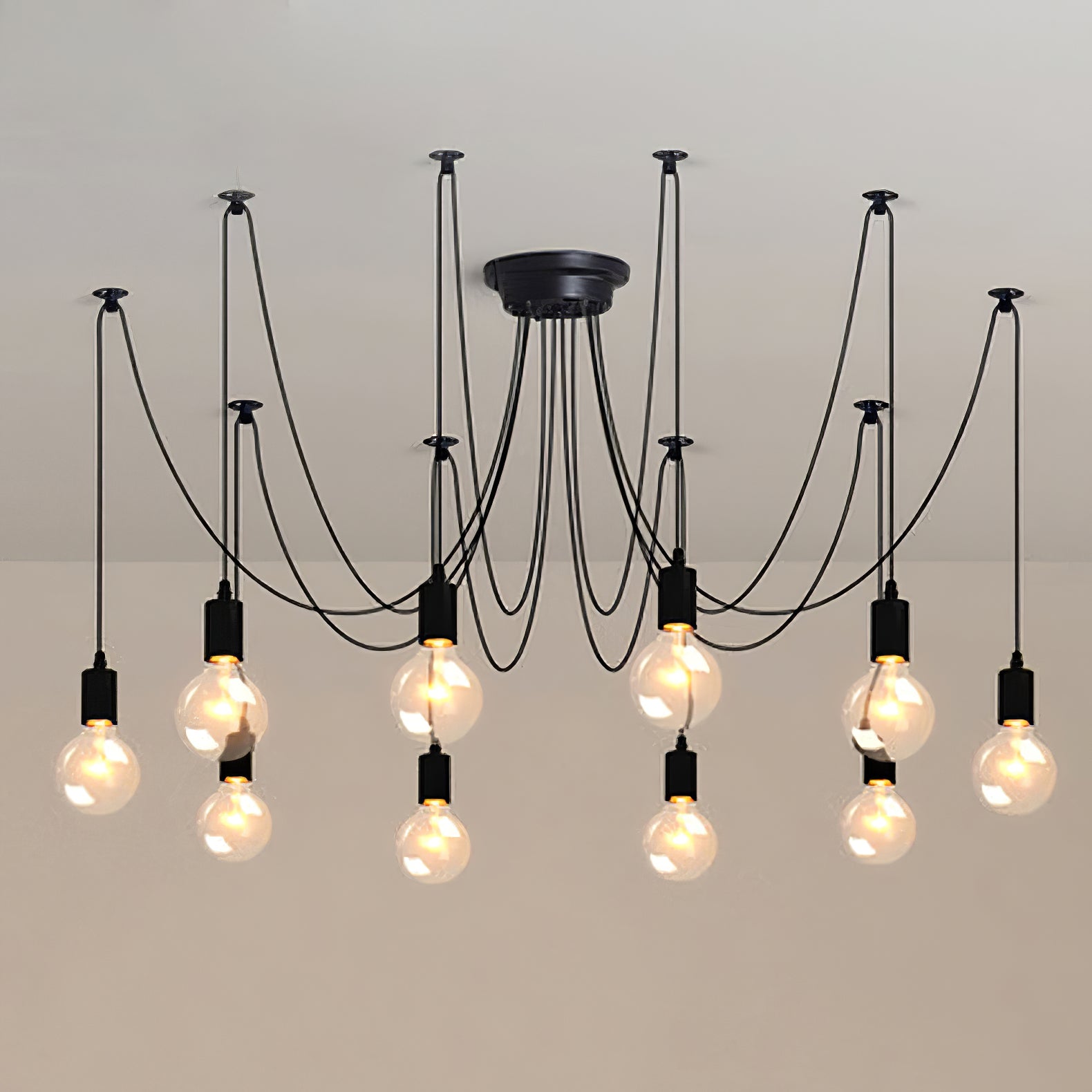 Tirixon Chandelier Spider Cable Industrial-Neutral Decor