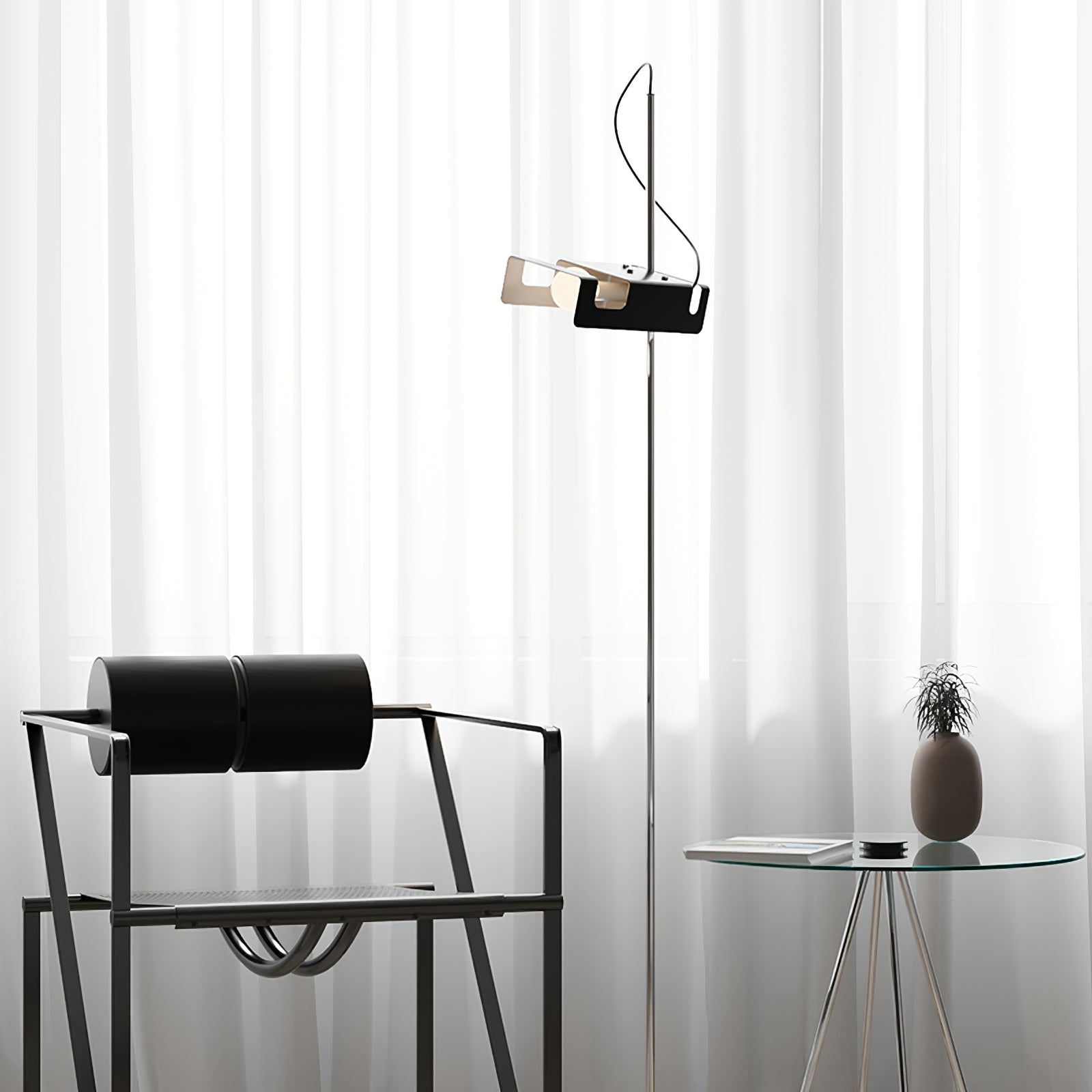 Merven Minimalist Floor Lamp-Neutral Decor