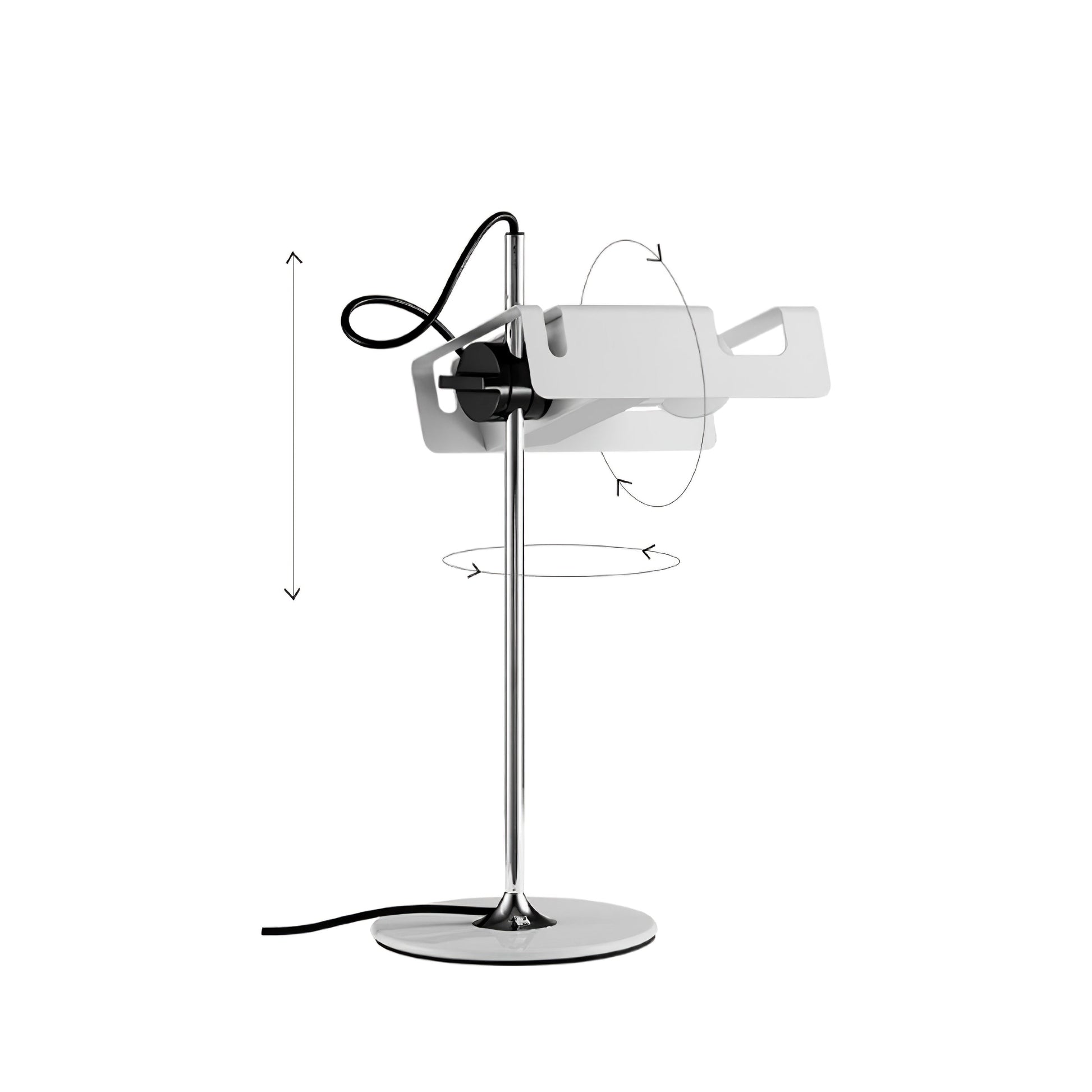 Lumousin Futuristic Table Lamp-Neutral Decor