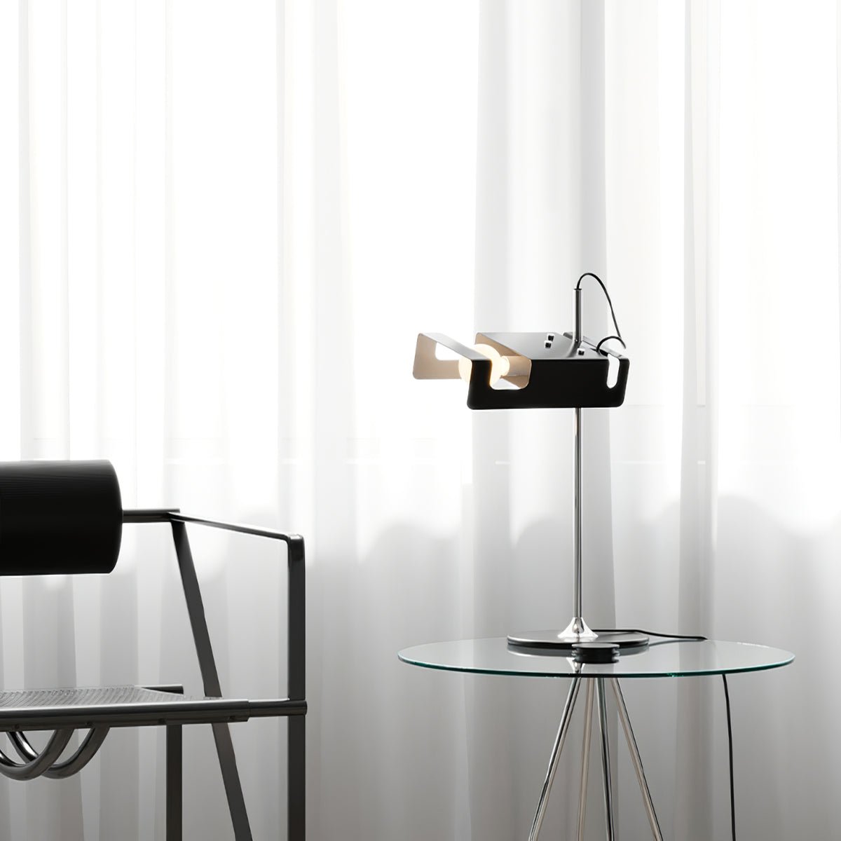 Lumousin Futuristic Table Lamp-Neutral Decor