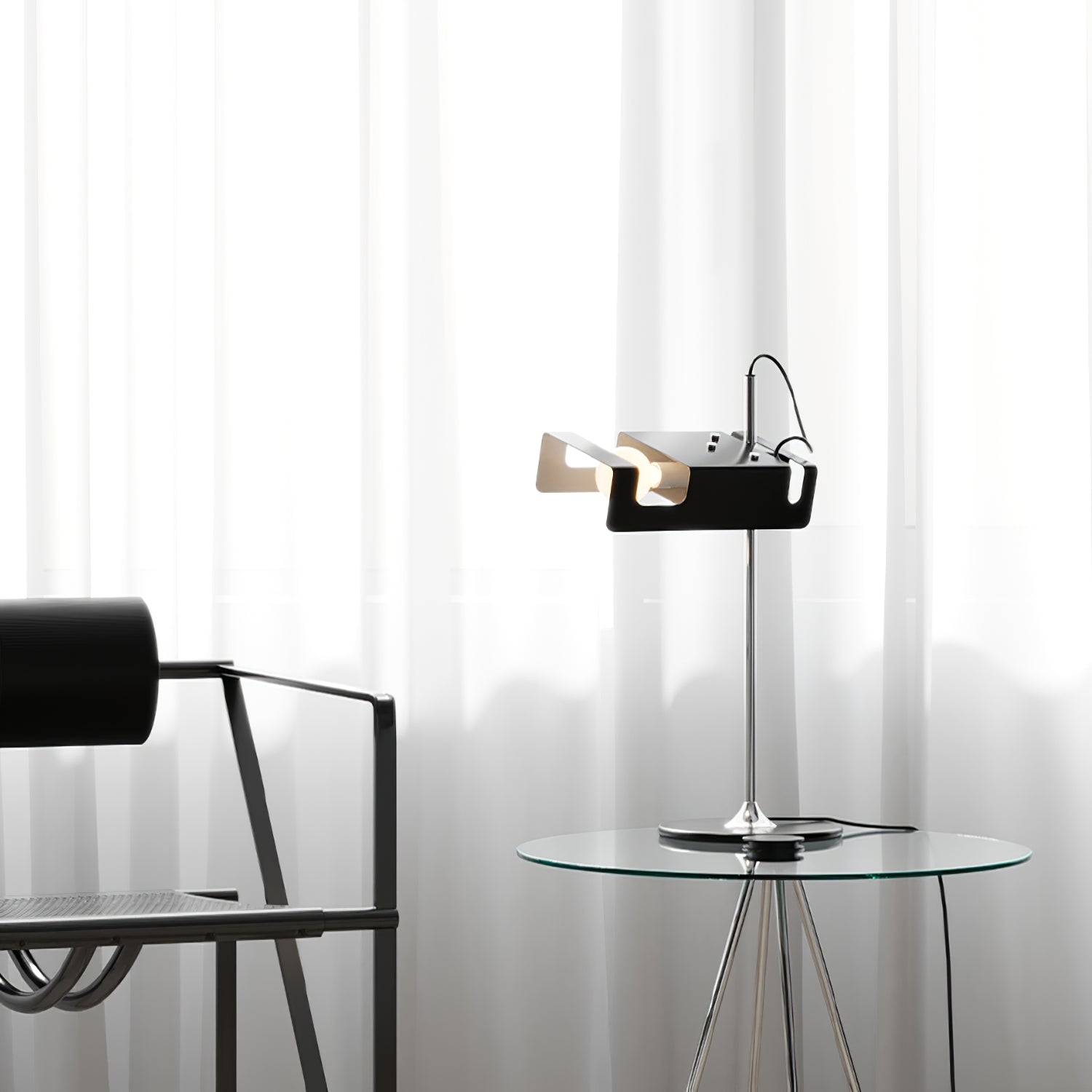 Lumousin Futuristic Table Lamp-Neutral Decor