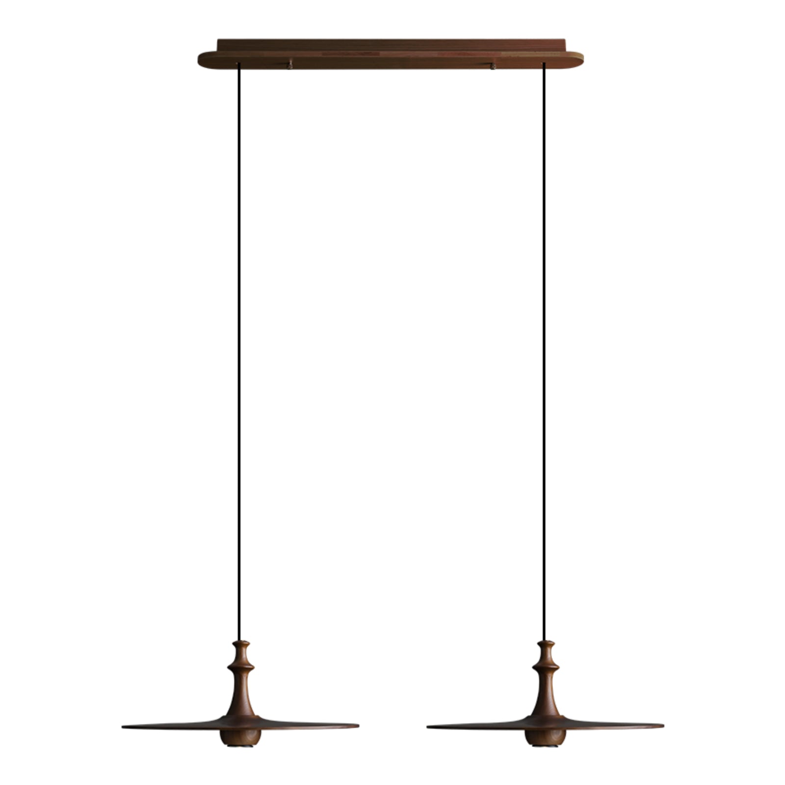 Syrinyra Sculptural Wood Disc Pendant Light-Neutral Decor
