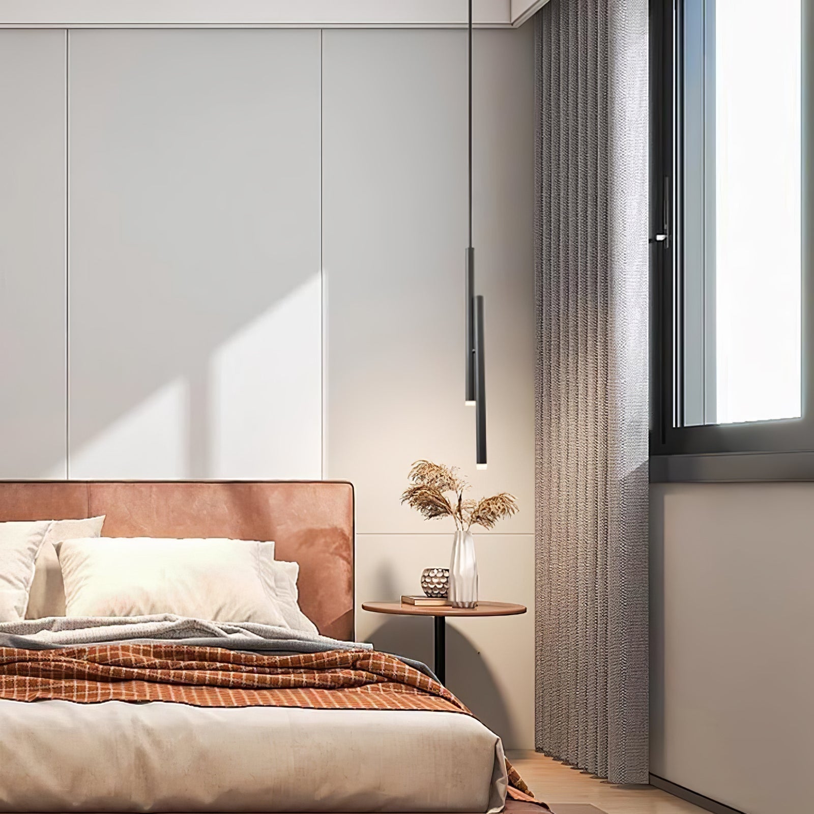 Imogen Minimalist Linear Pendant Light-Neutral Decor