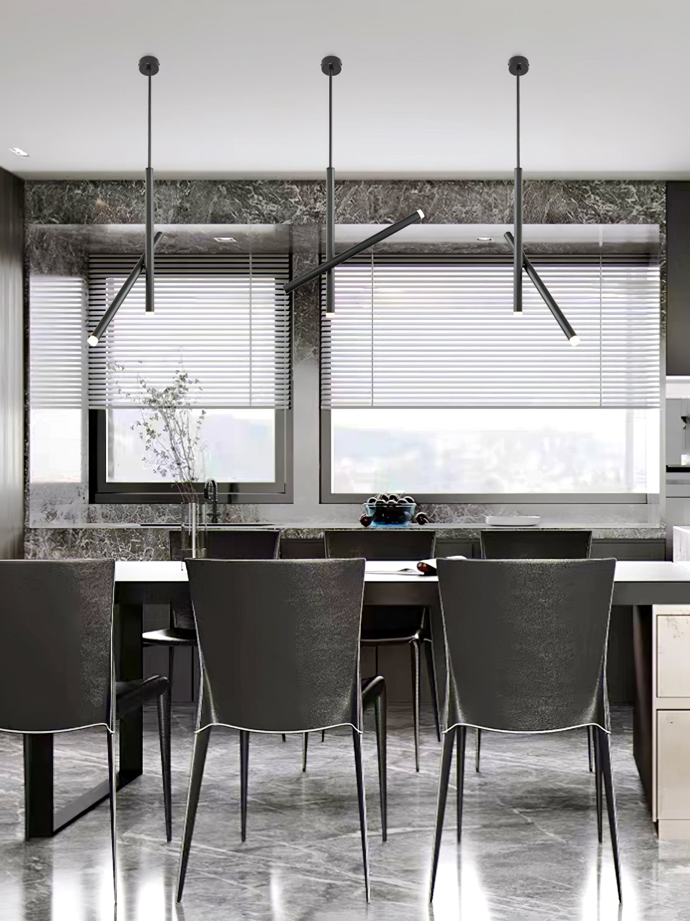 Imogen Minimalist Linear Pendant Light-Neutral Decor