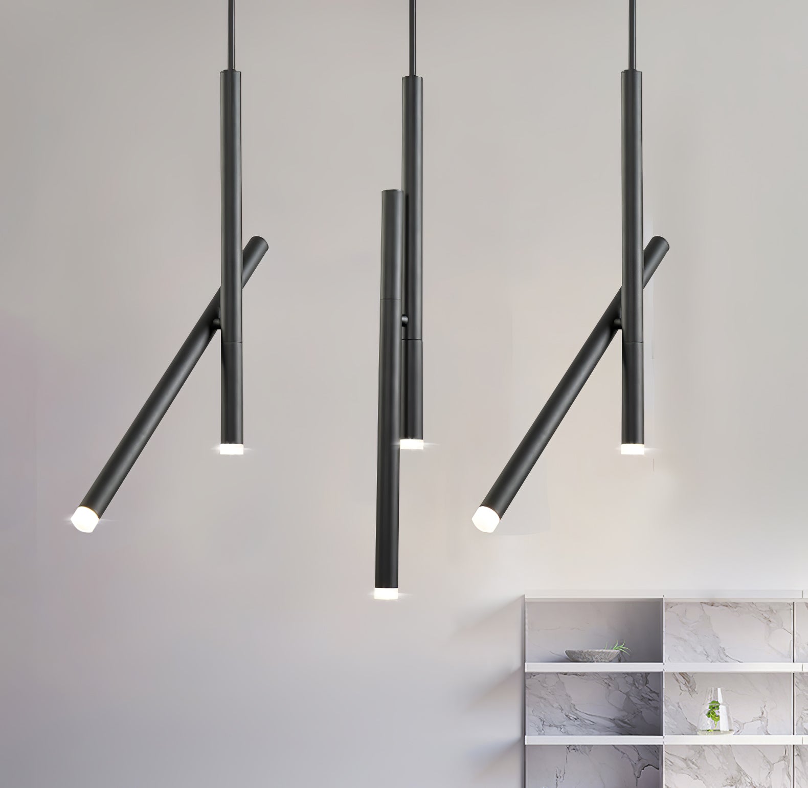 Imogen Minimalist Linear Pendant Light-Neutral Decor