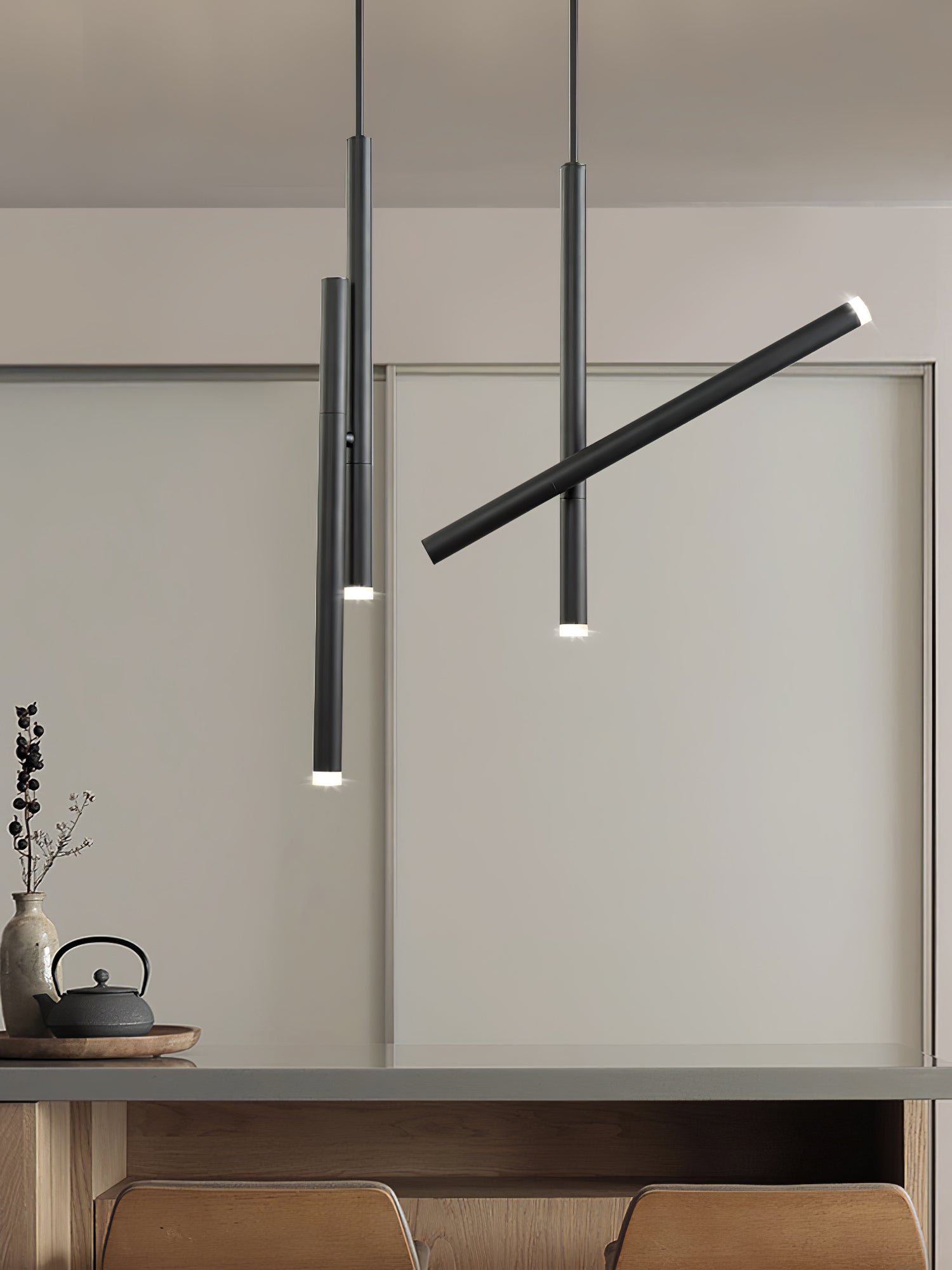 Imogen Minimalist Linear Pendant Light-Neutral Decor