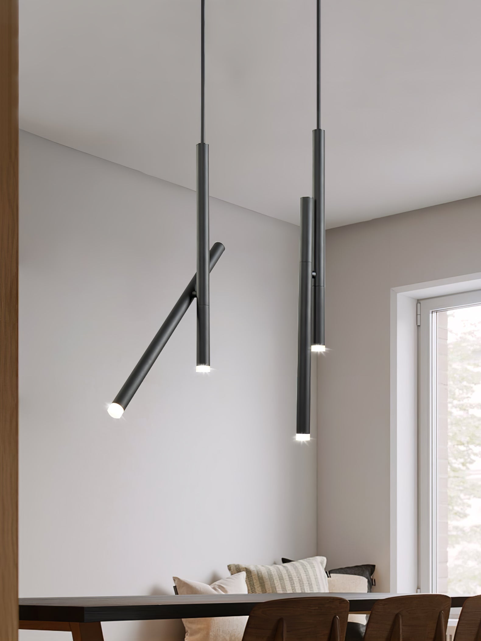 Imogen Minimalist Linear Pendant Light-Neutral Decor