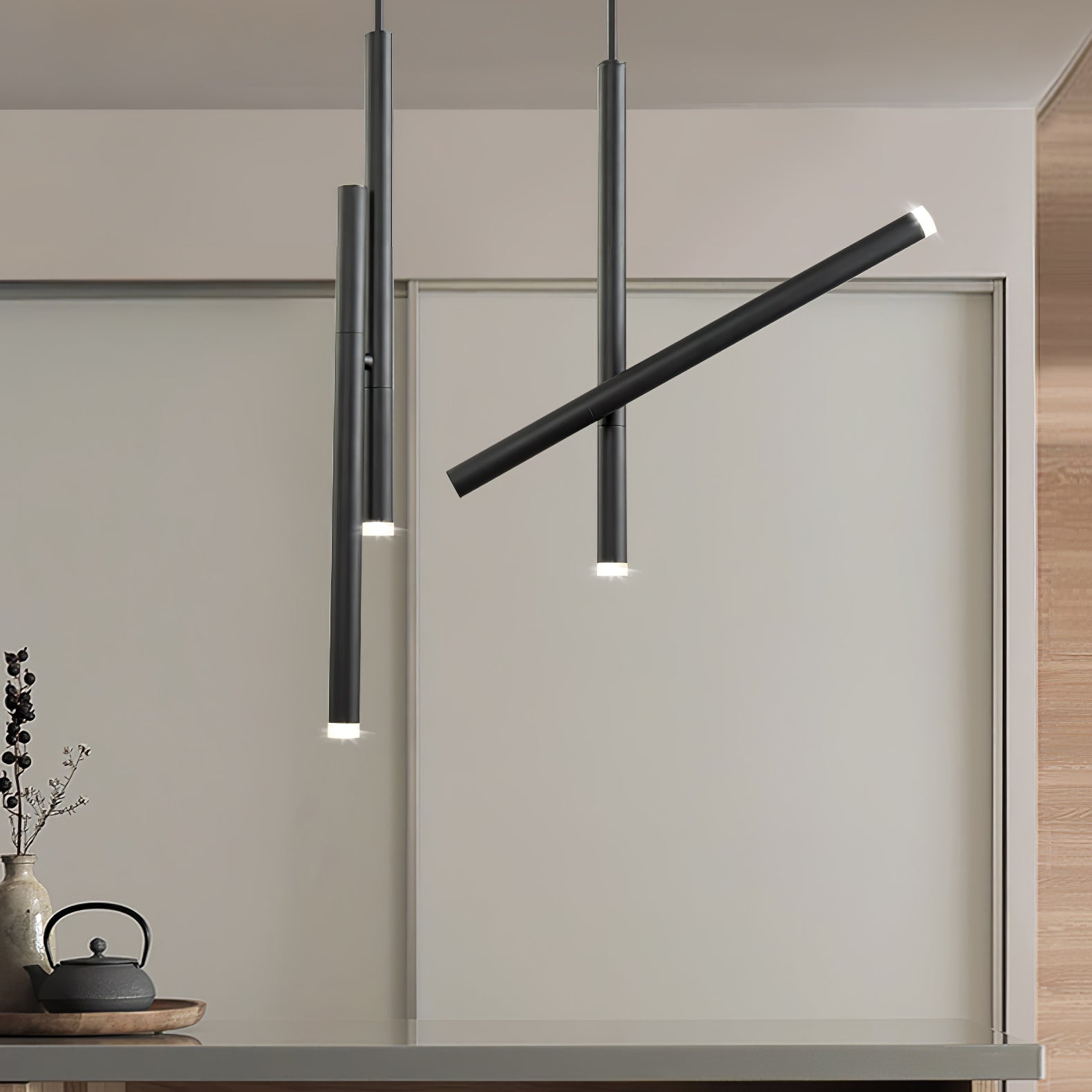 Imogen Minimalist Linear Pendant Light-Neutral Decor
