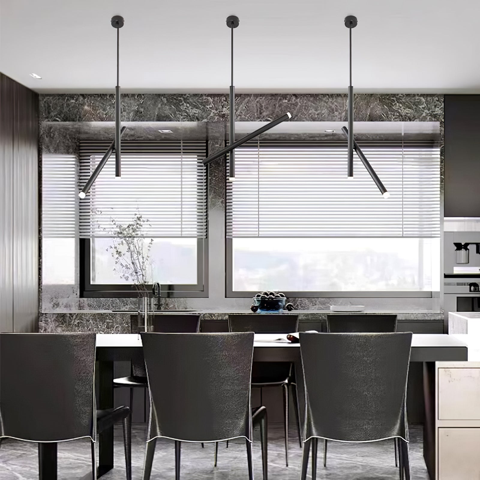 Imogen Minimalist Linear Pendant Light-Neutral Decor