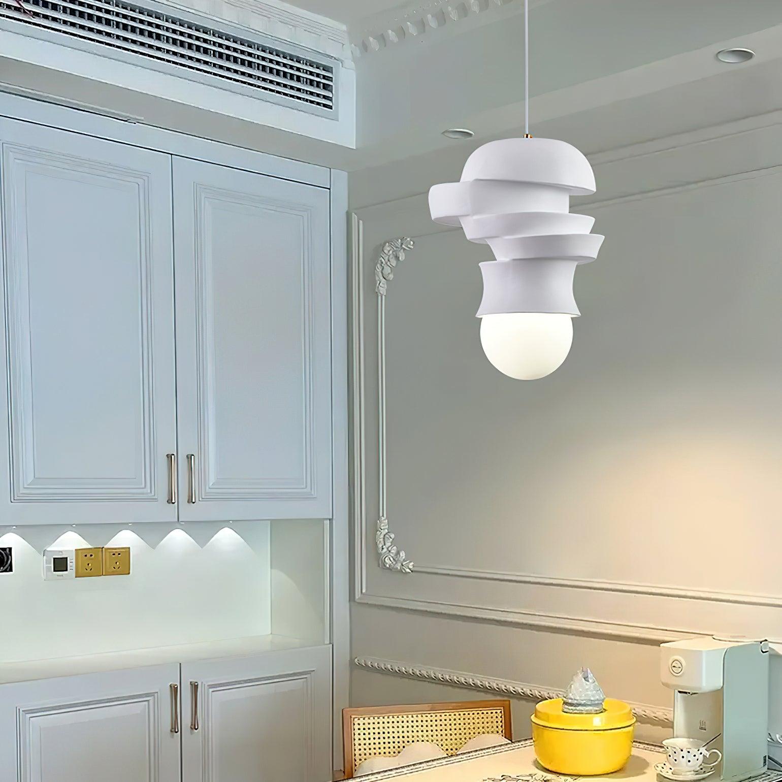 Tyev Individual Creativity Resin Glass Pendant Lamp-Neutral Decor