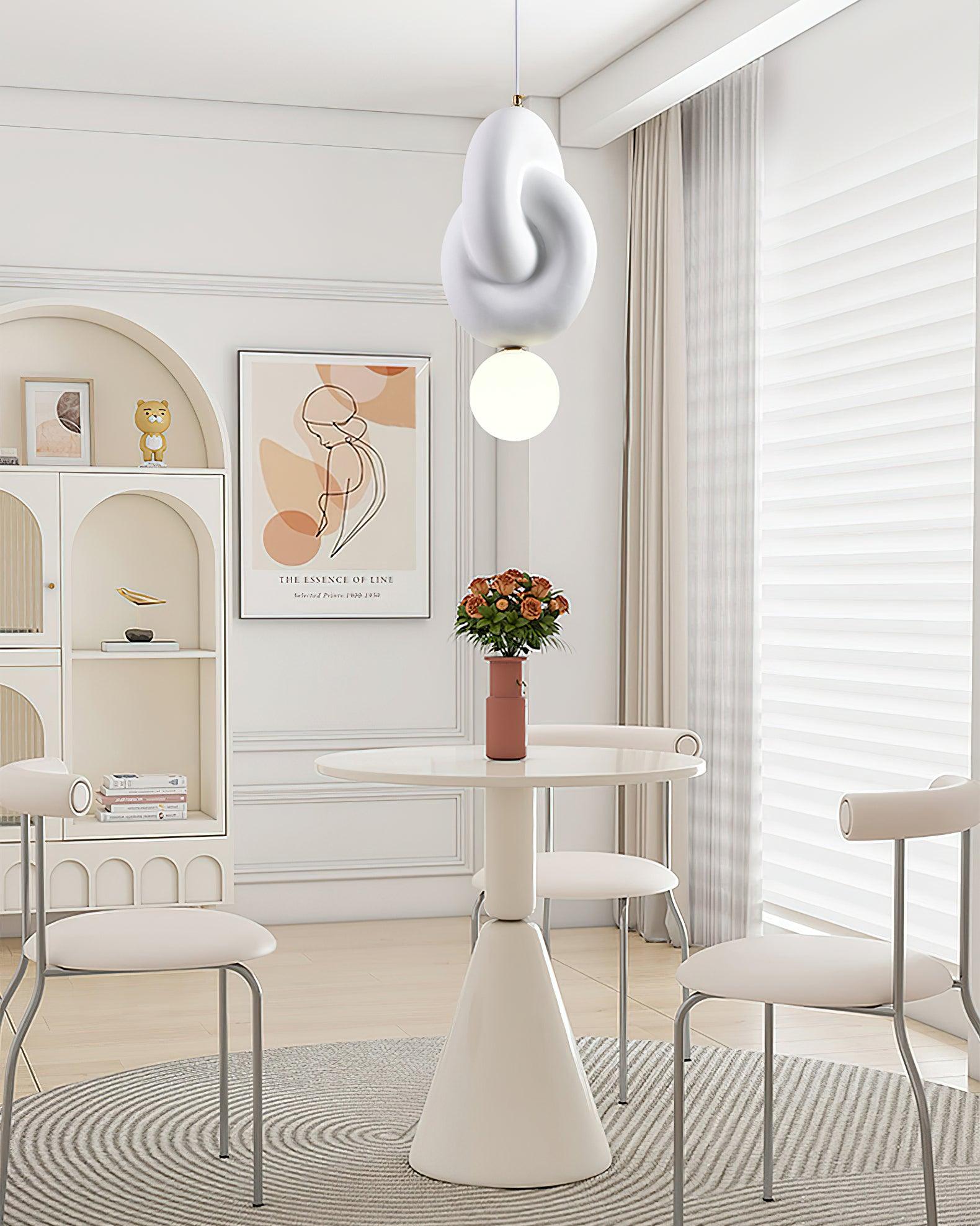 Tyev Individual Creativity Resin Glass Pendant Lamp-Neutral Decor