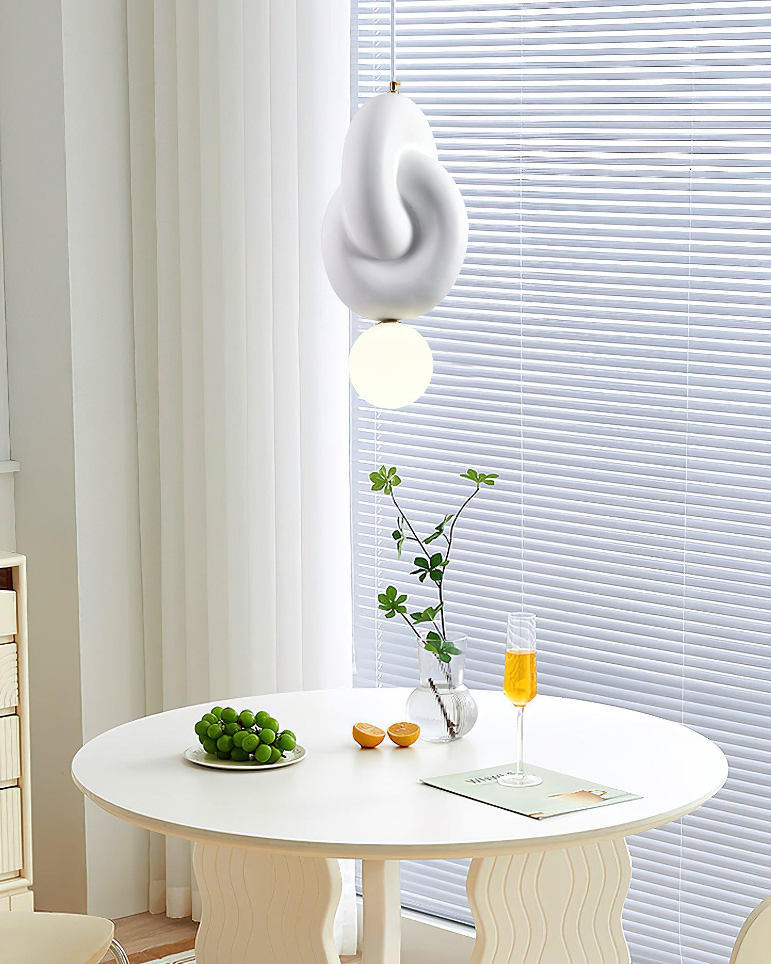 Tyev Individual Creativity Resin Glass Pendant Lamp-Neutral Decor