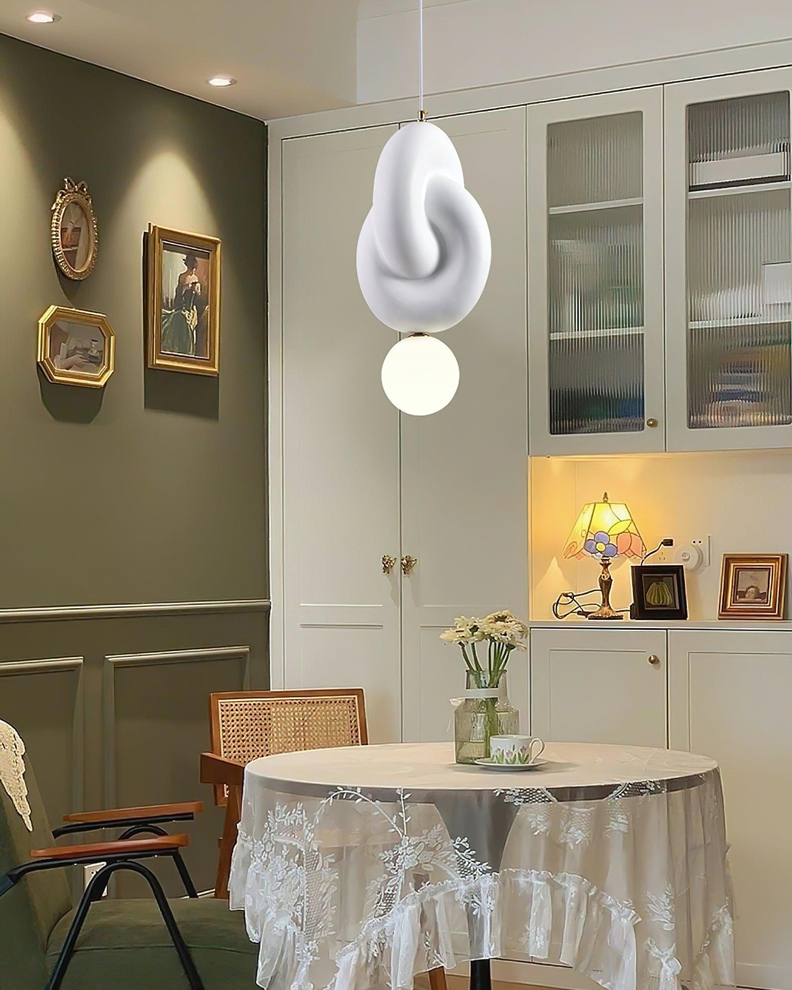 Tyev Individual Creativity Resin Glass Pendant Lamp-Neutral Decor