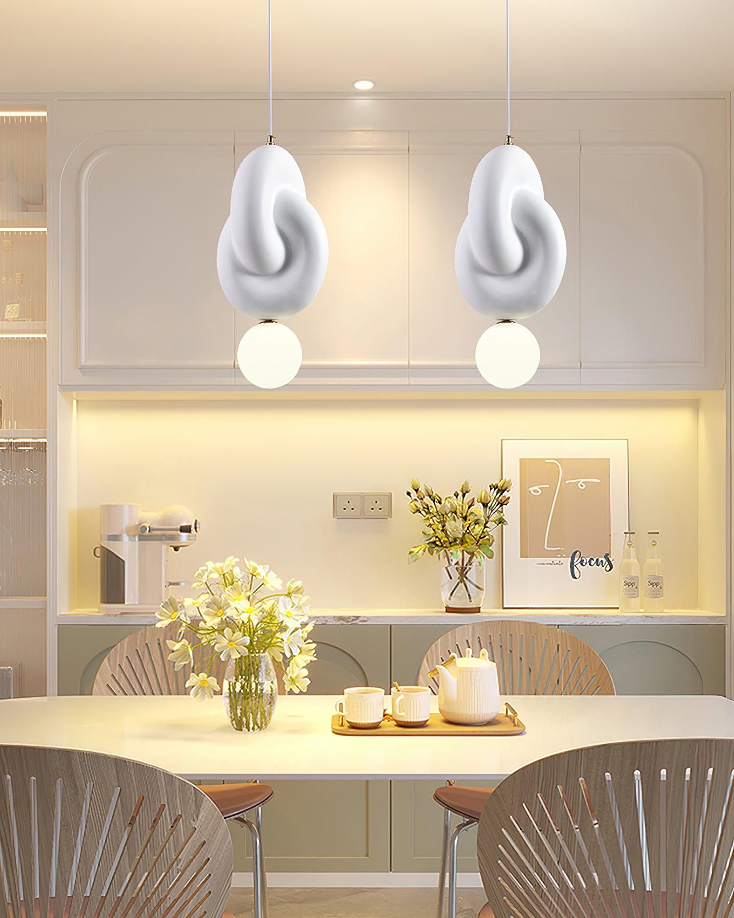 Tyev Individual Creativity Resin Glass Pendant Lamp-Neutral Decor