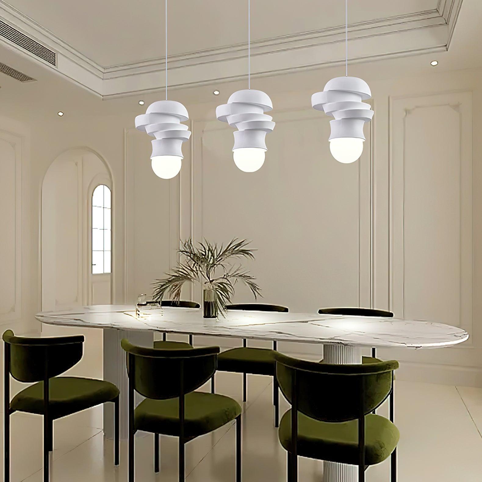 Tyev Individual Creativity Resin Glass Pendant Lamp-Neutral Decor
